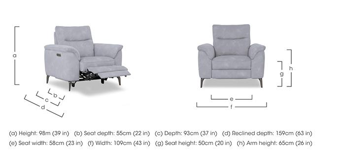 Morgan Fabric Chair in  on Furniture Village