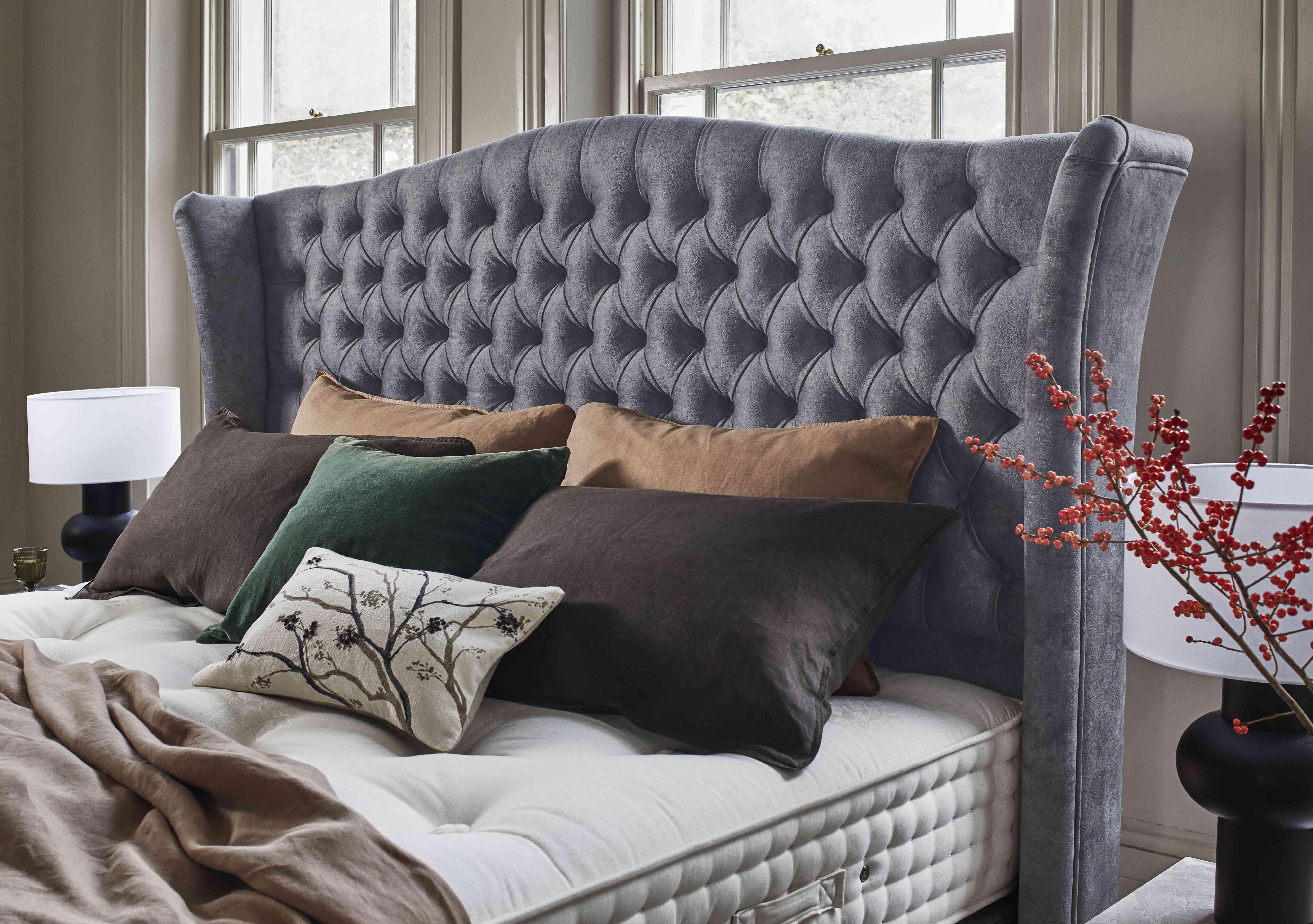 Hambleden Floor Standing Headboard in  on Furniture Village