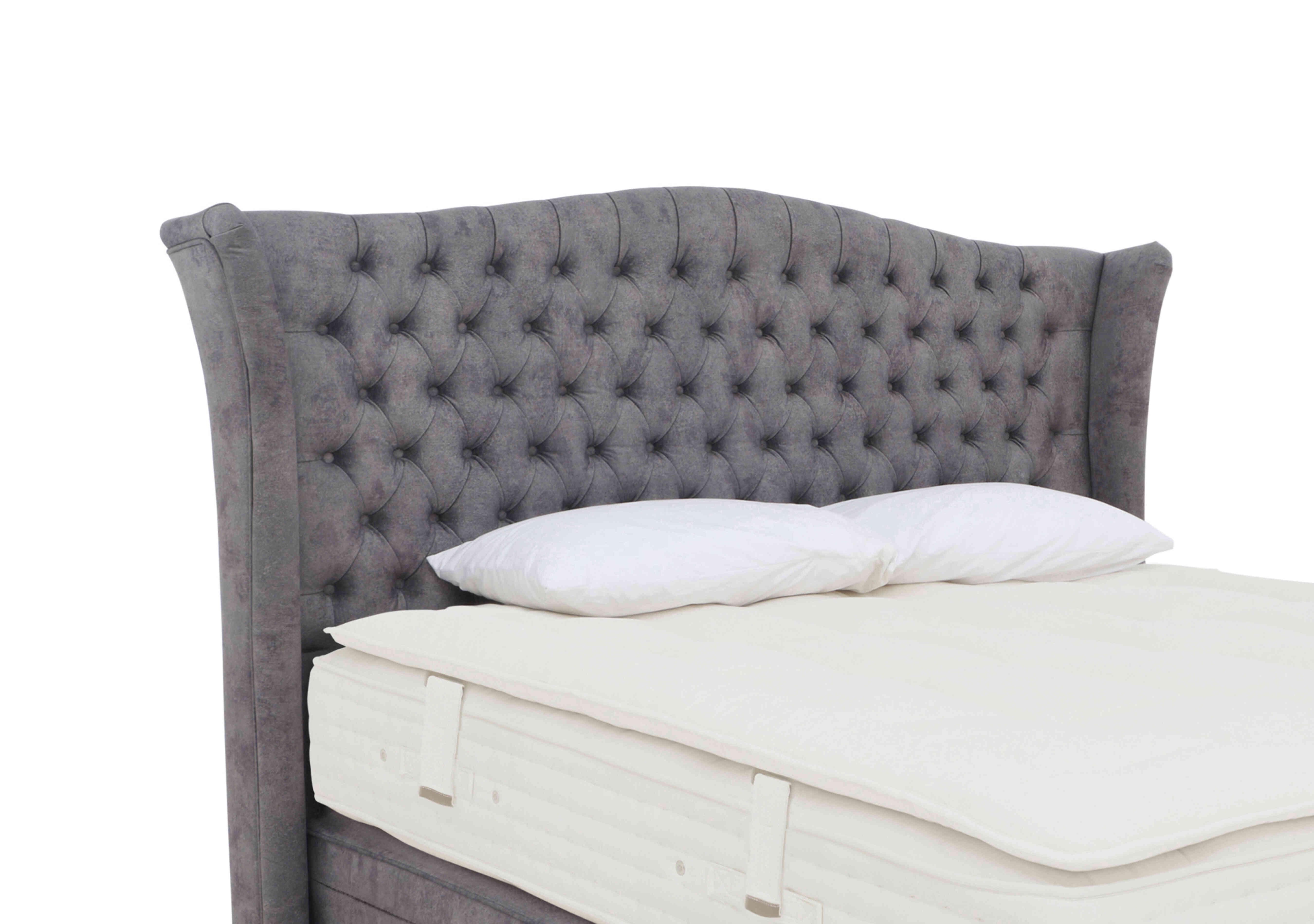 Hambleden Floor Standing Headboard in Daytona Pebble on Furniture Village