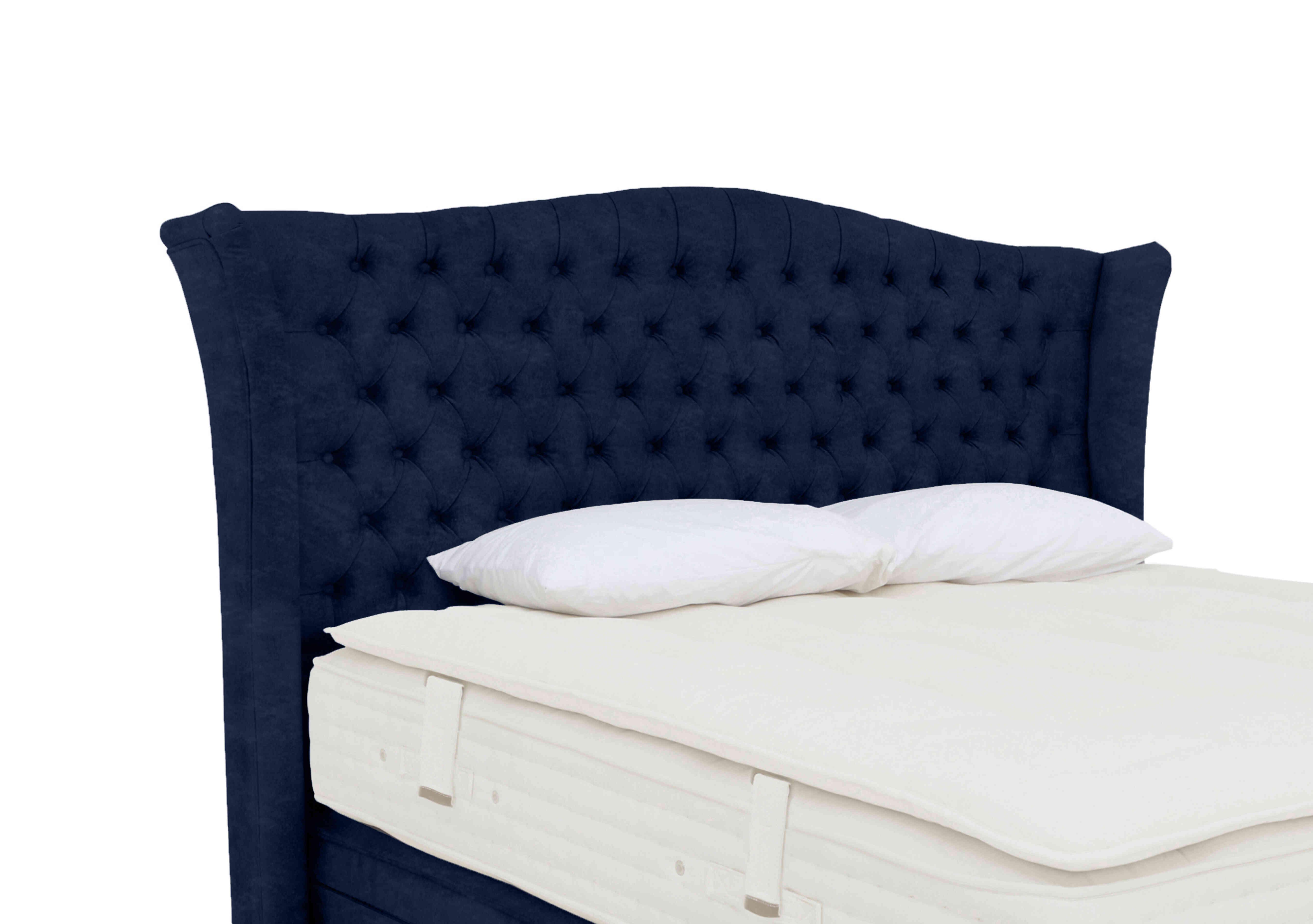 Hambleden Floor Standing Headboard in Premium 606 Royal Navy on Furniture Village