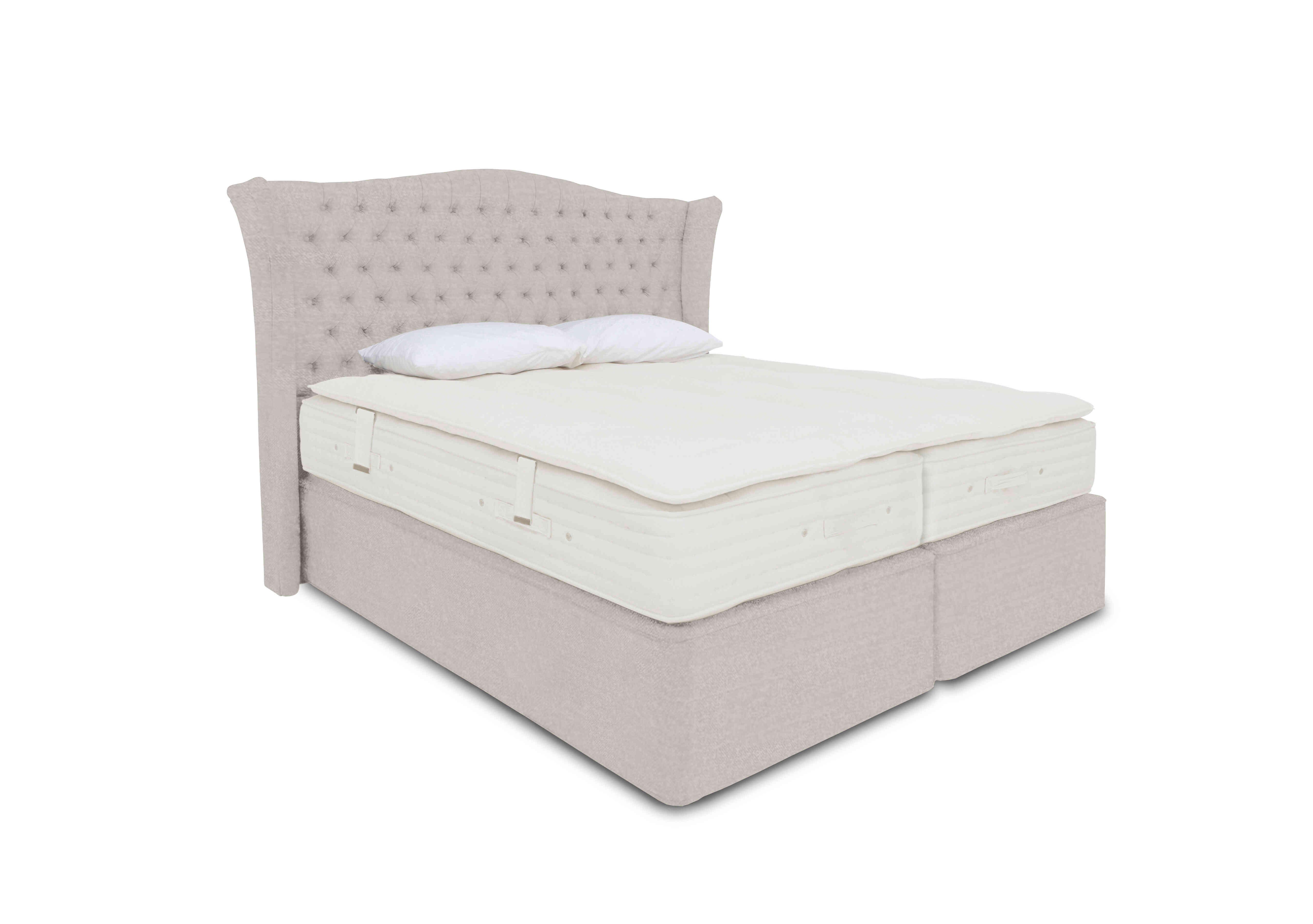 Majestic Zip and Link Sprung Divan Set in Imperio Stone / 903 on Furniture Village