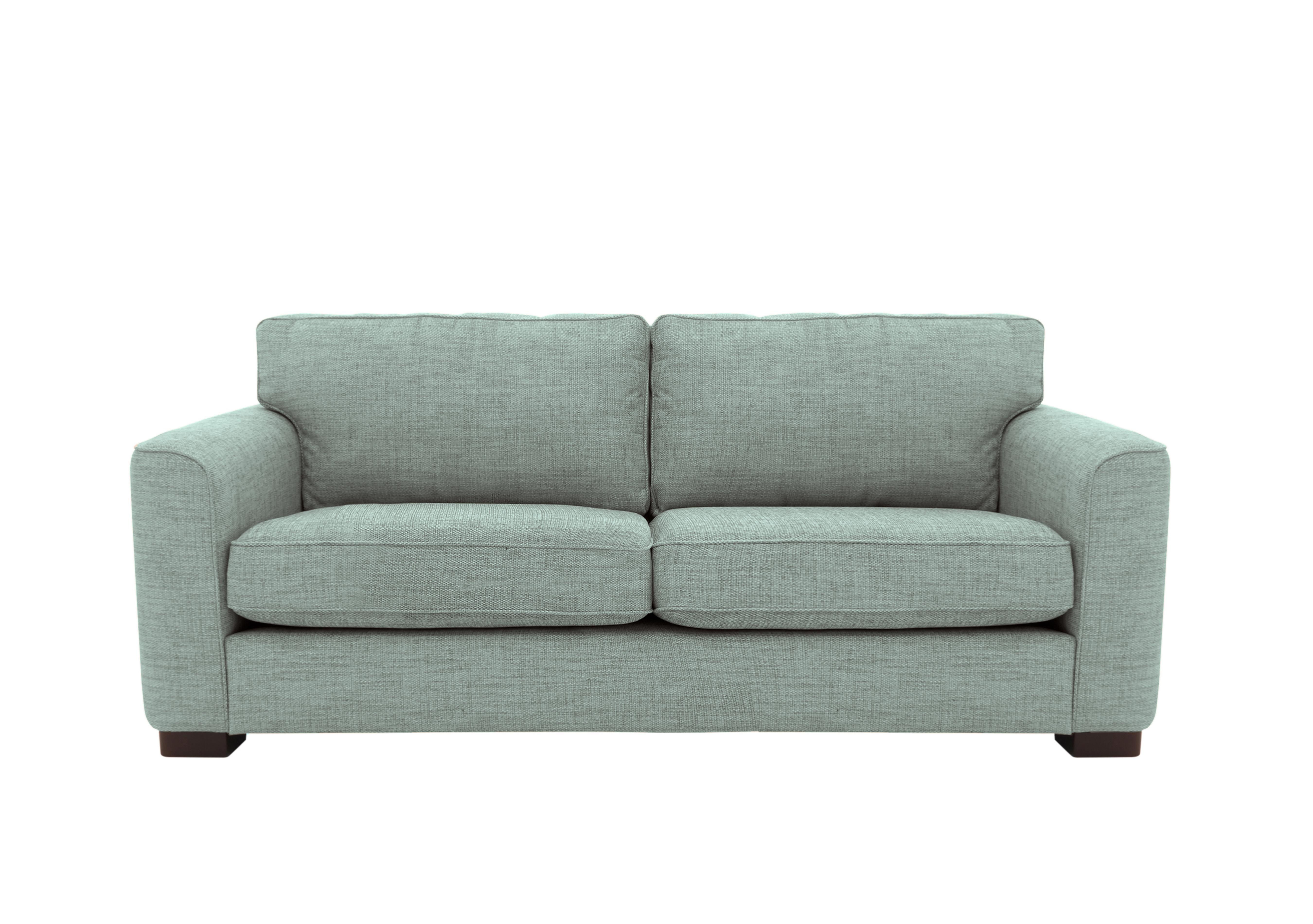 Elora 3 Seater Fabric Sofa in Kento 509 Aqua Dbf on Furniture Village