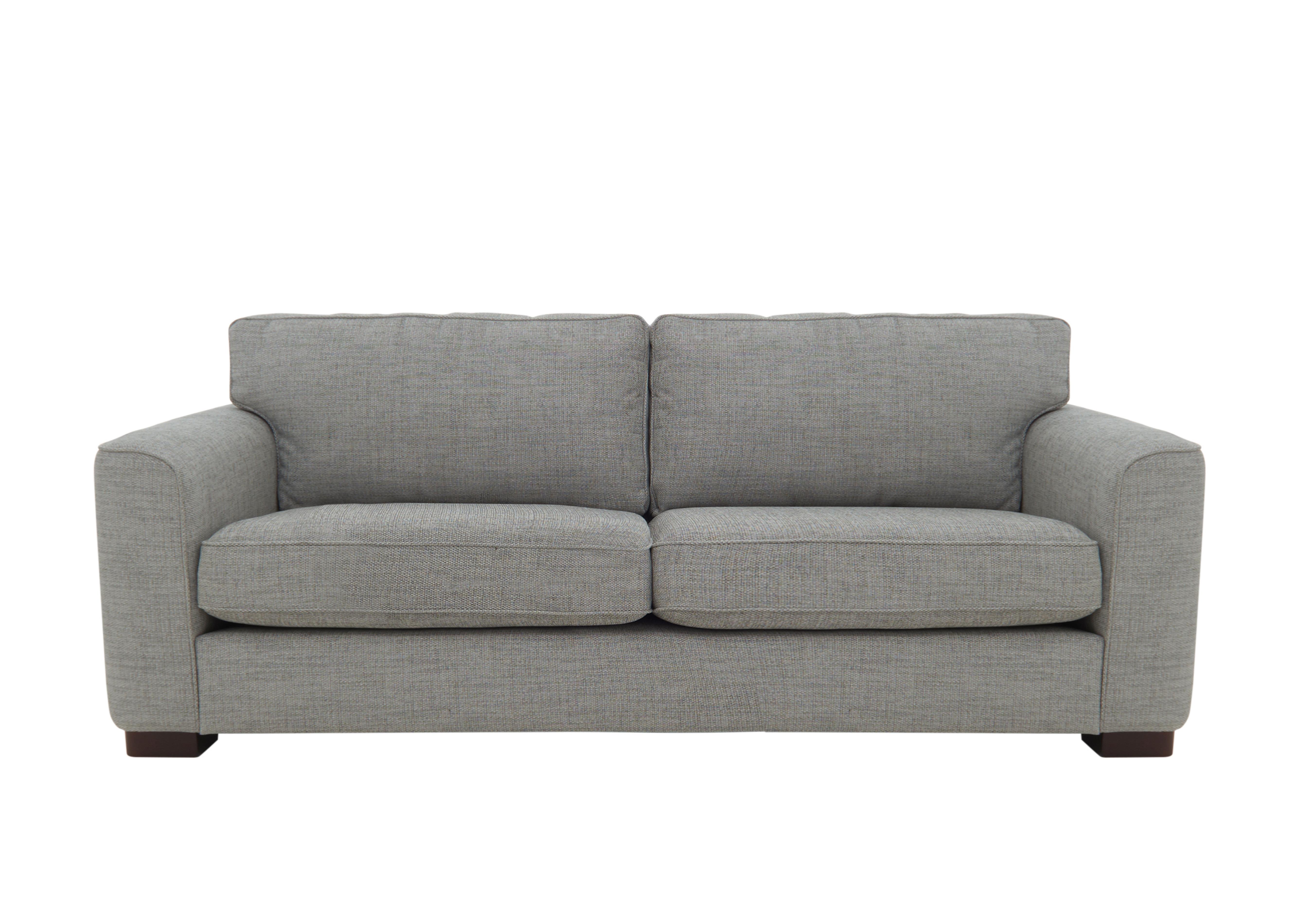 Elora 4 Seater Fabric Sofa in Kento 301 Warm Grey Dbf on Furniture Village