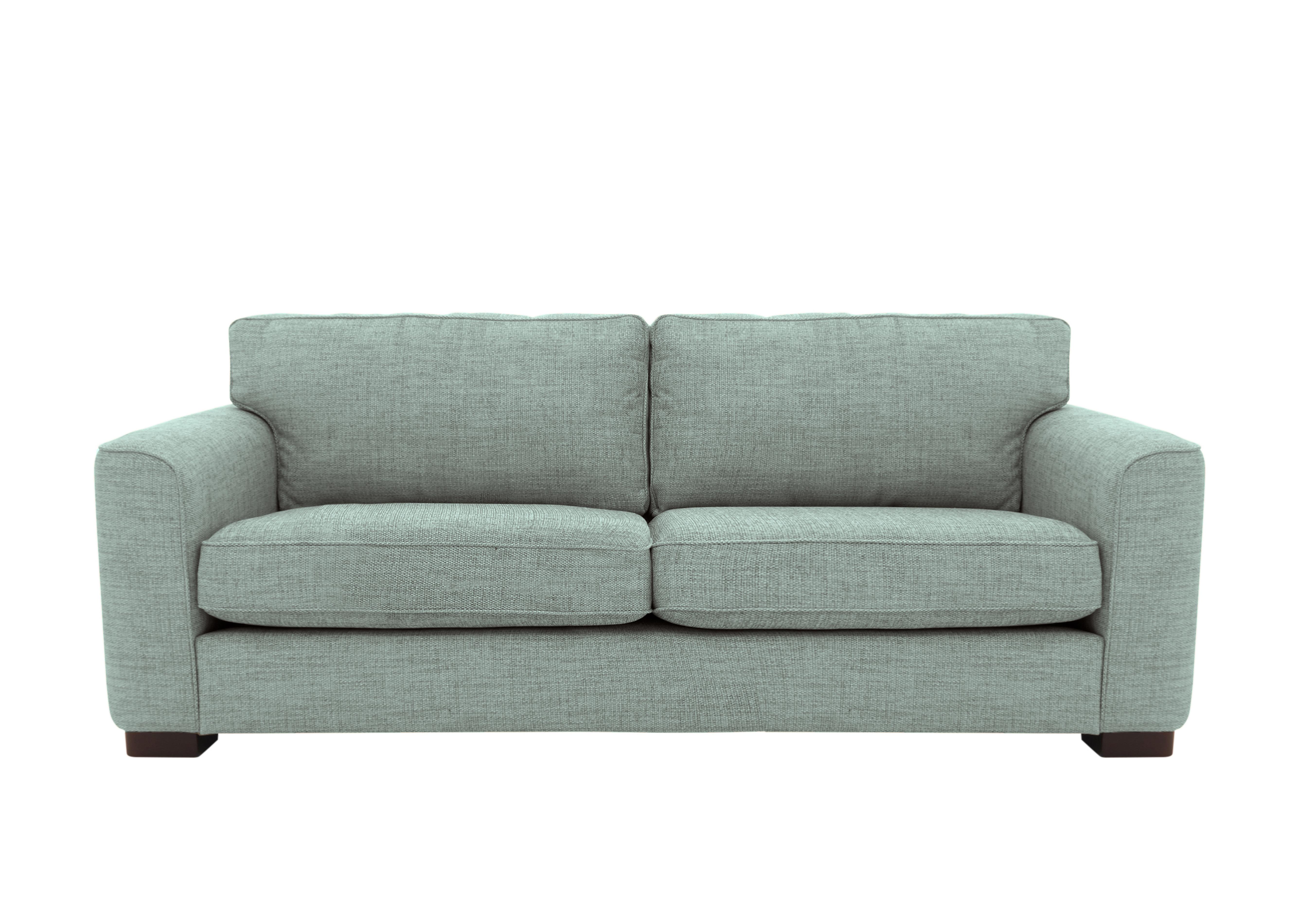 Elora 4 Seater Fabric Sofa in Kento 509 Aqua Dbf on Furniture Village