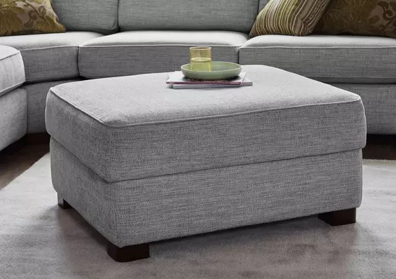 Large footstool with storage sales