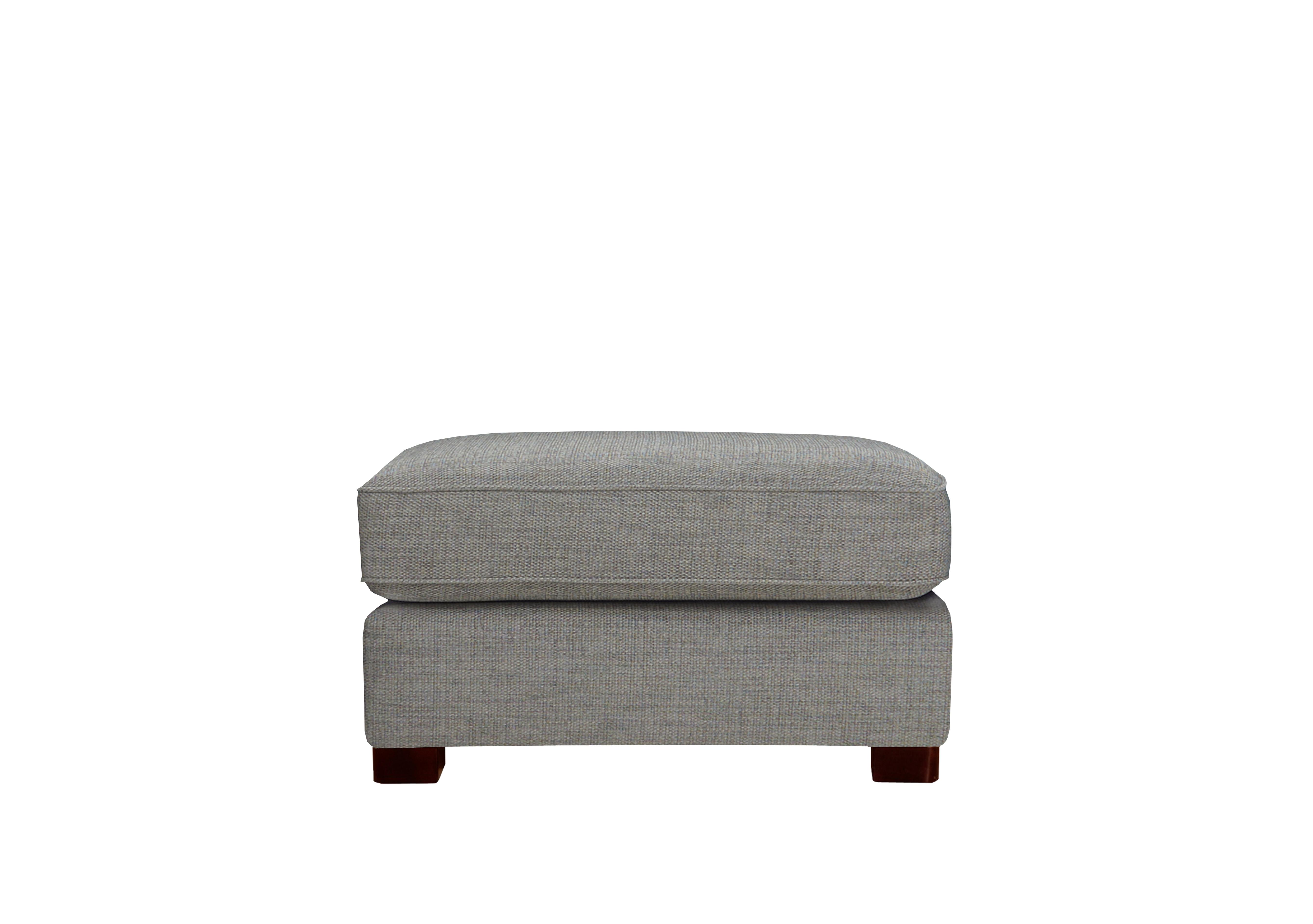 Elora Large Fabric Storage Footstool in Kento 301 Warm Grey Dbf on Furniture Village