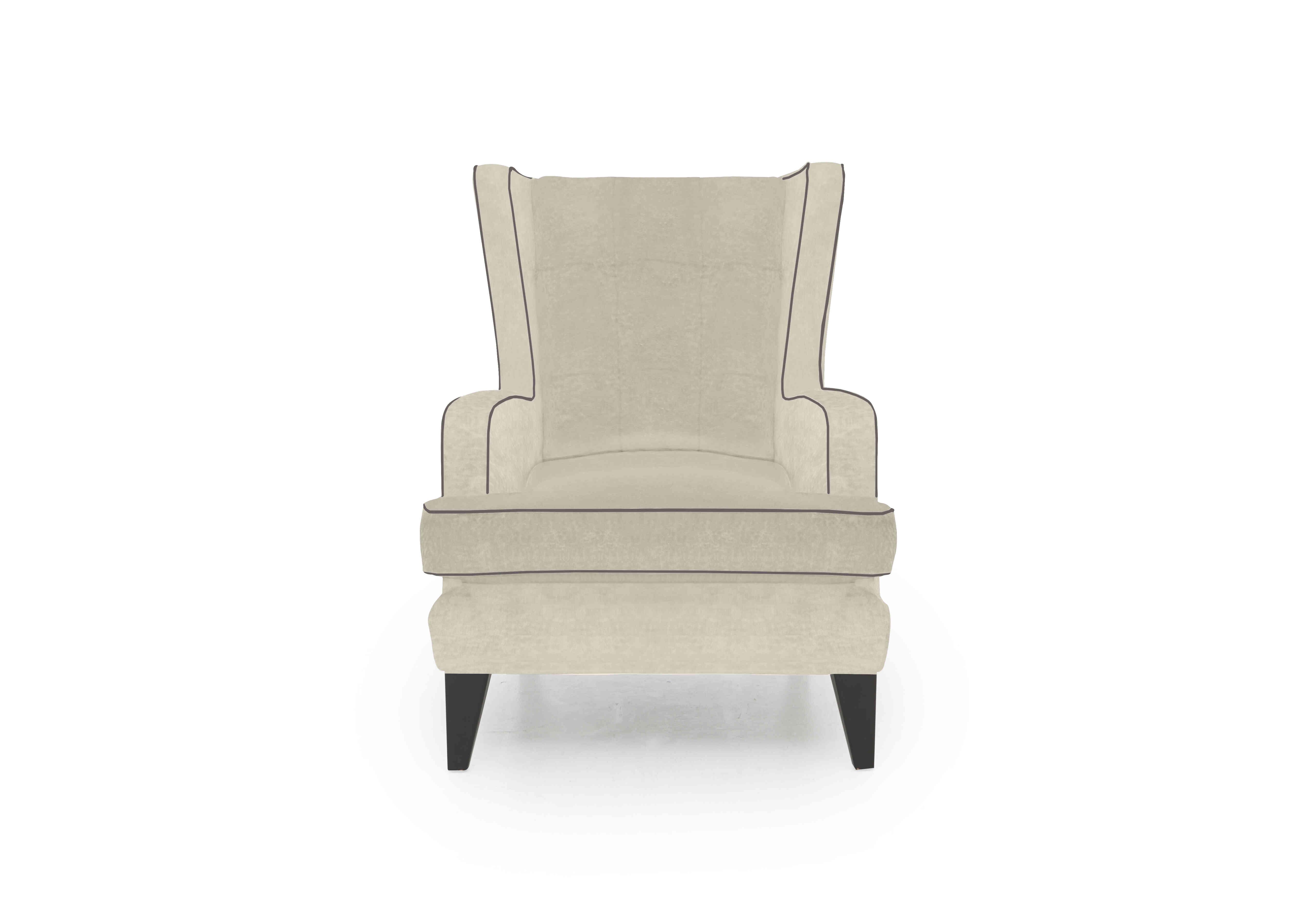 Modern Classics Wing Chair in Remini Pebble Cp Mf on Furniture Village