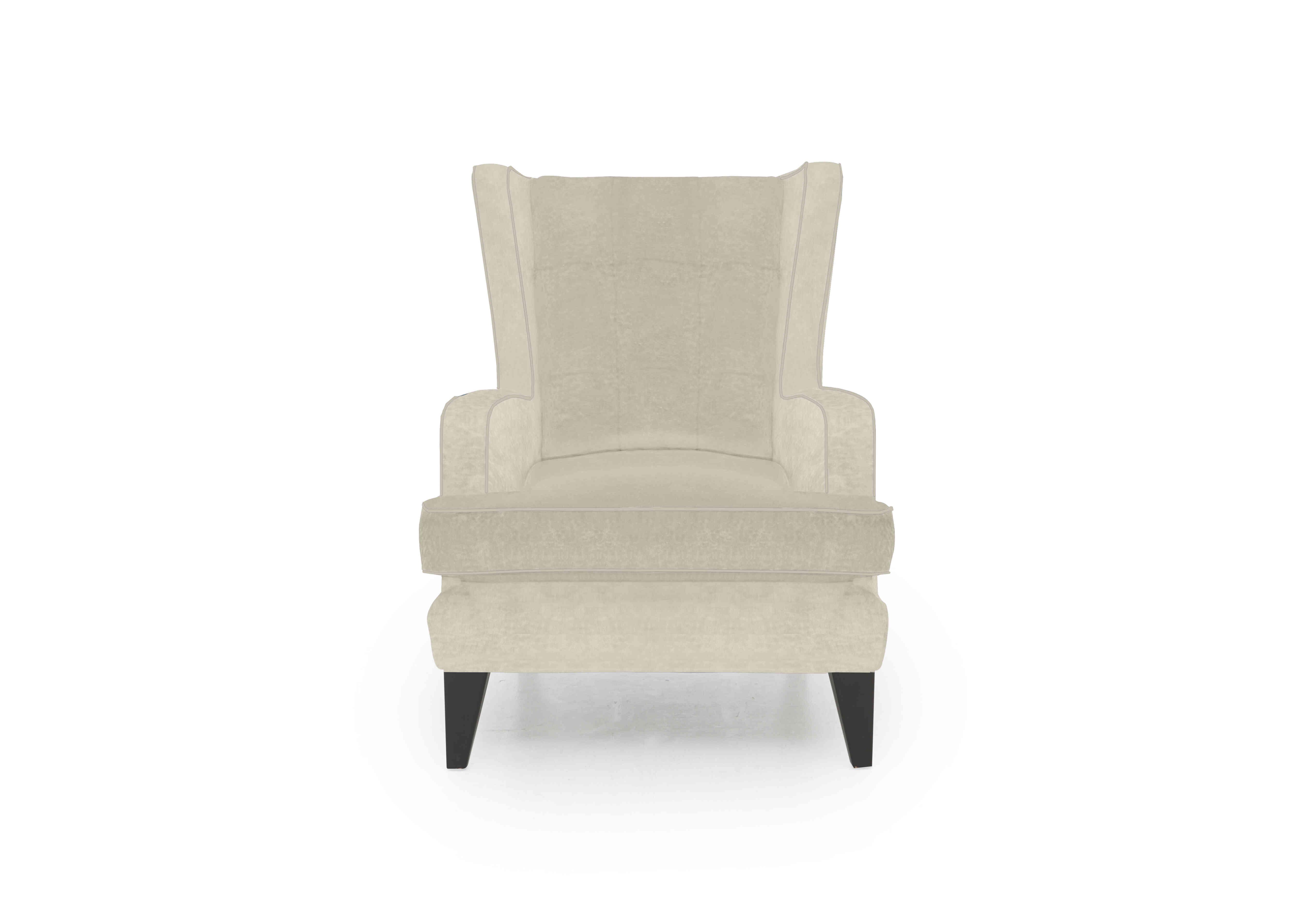 Modern Classics Wing Chair in Remini Pebble Sp Mf on Furniture Village