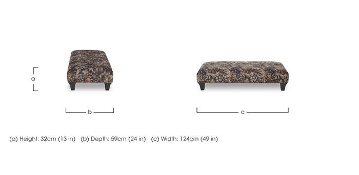 Modern Classics Large Stool in  on Furniture Village