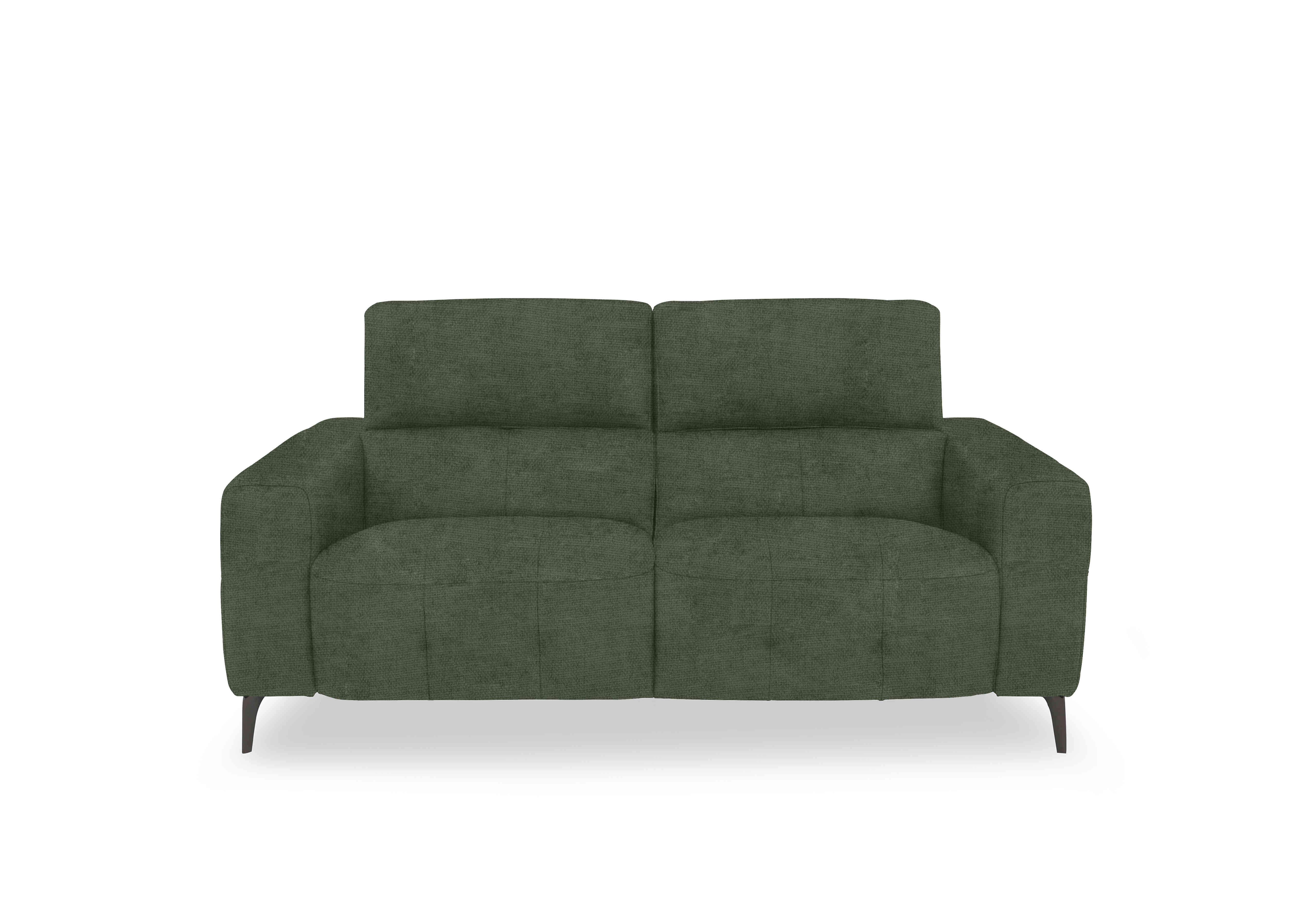 New York 2 Seater Fabric Sofa in Fab-Coe-R801 Olive Green on Furniture Village