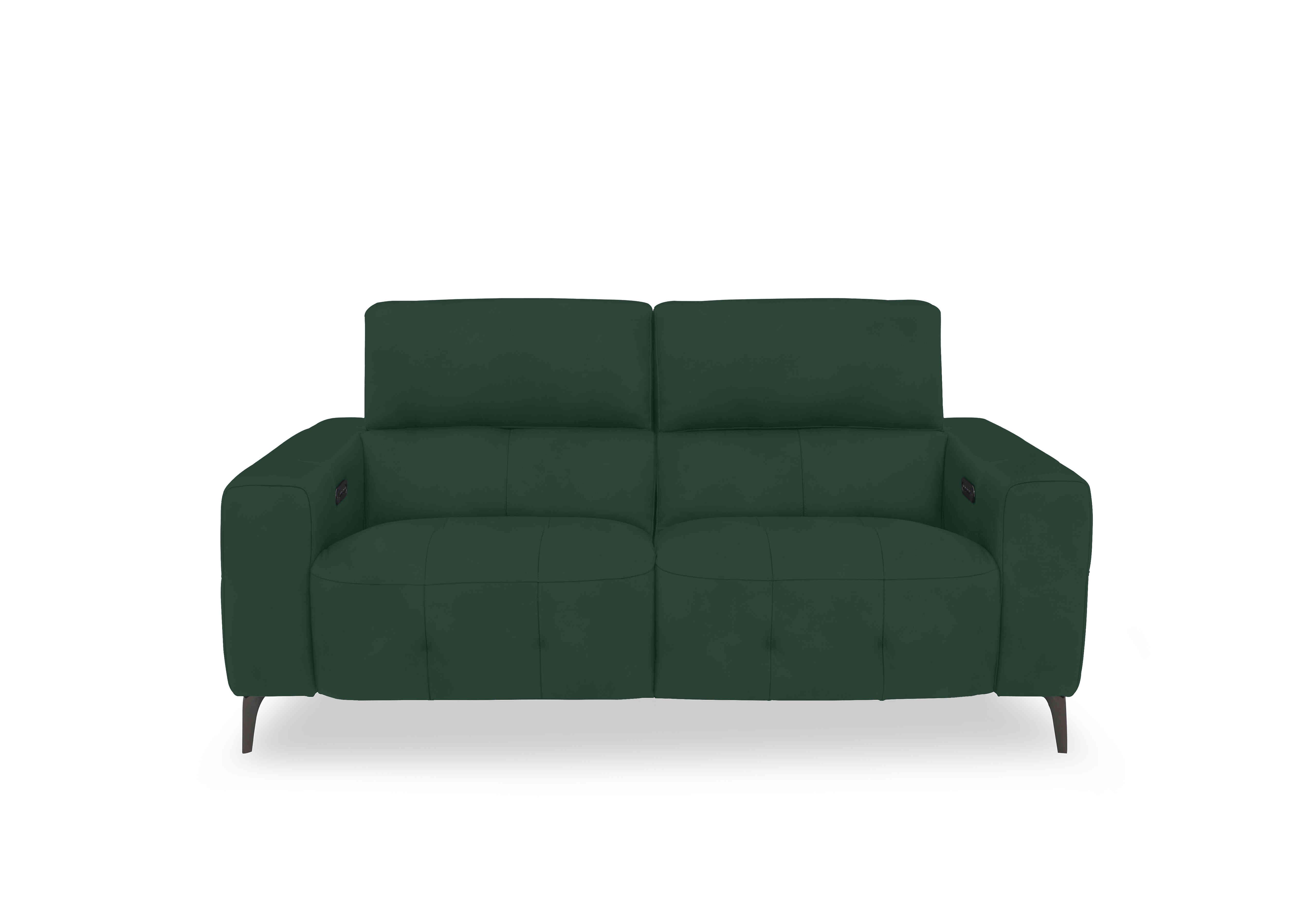 New York 2 Seater Fabric Sofa in Fab-Meg-R37 Emerald Green on Furniture Village