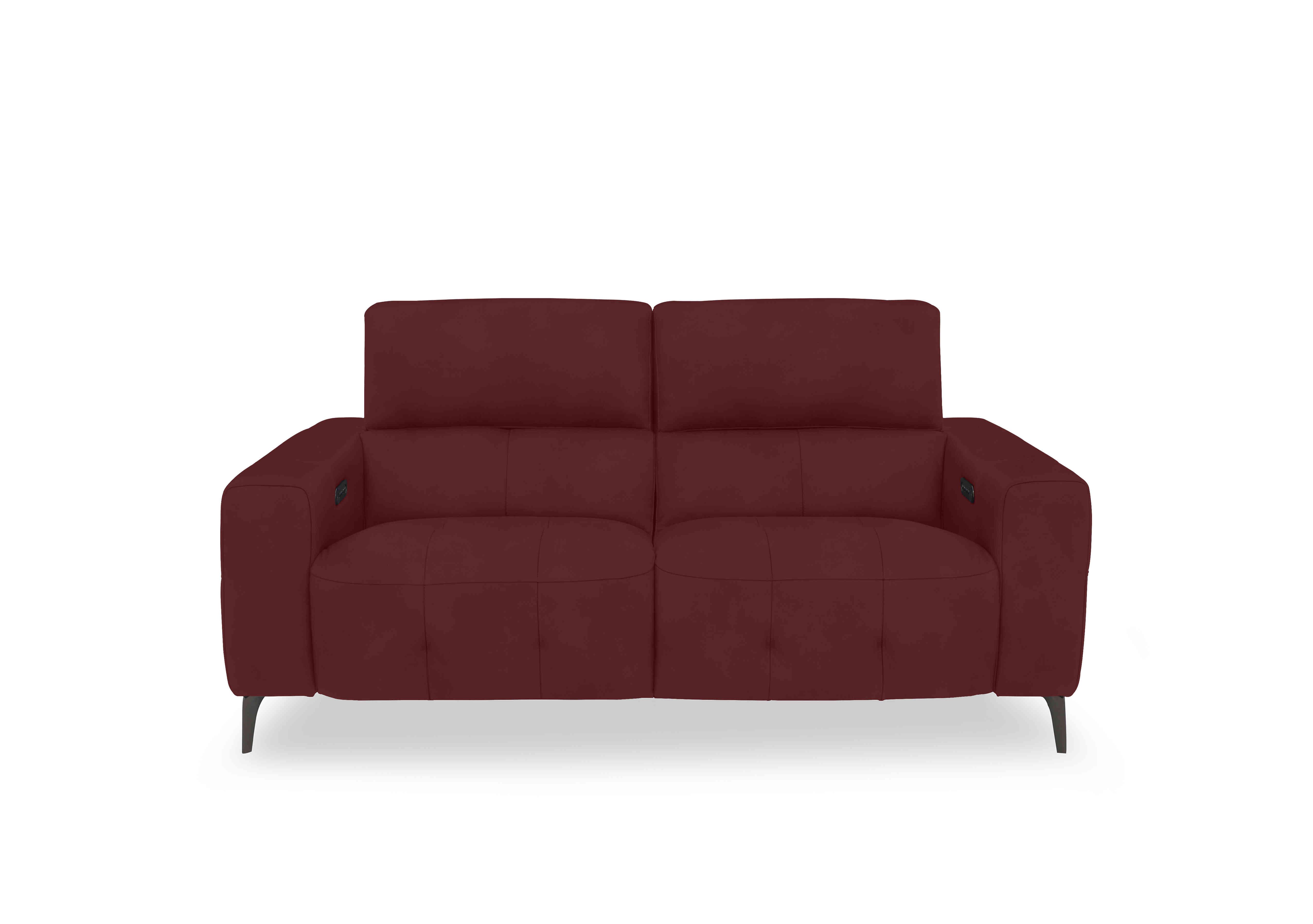 New York 2 Seater Fabric Sofa in Fab-Meg-R65 Burgundy on Furniture Village