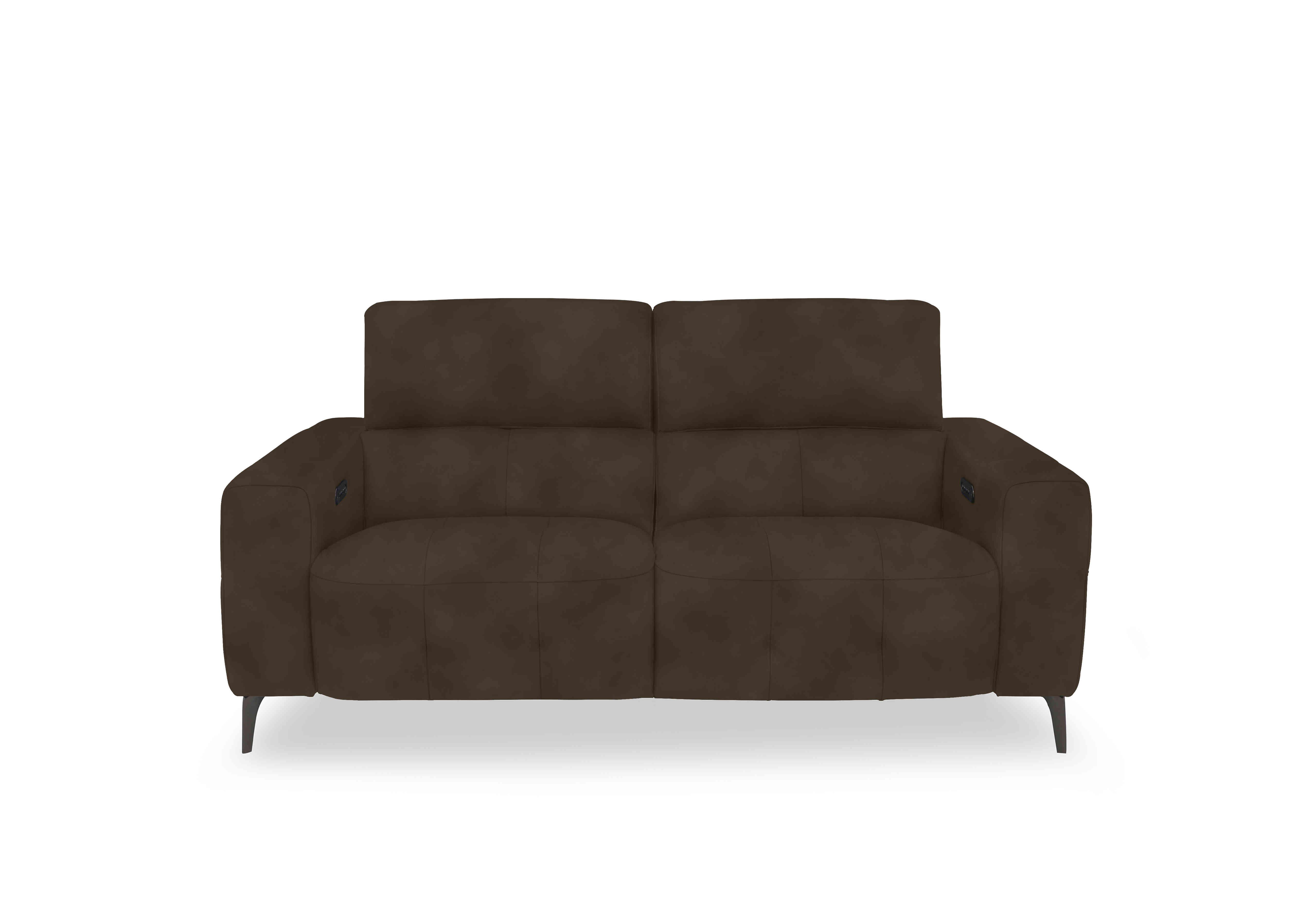 New York 2 Seater Fabric Sofa in Sfa-Pey-R04 Dark Chocolate on Furniture Village