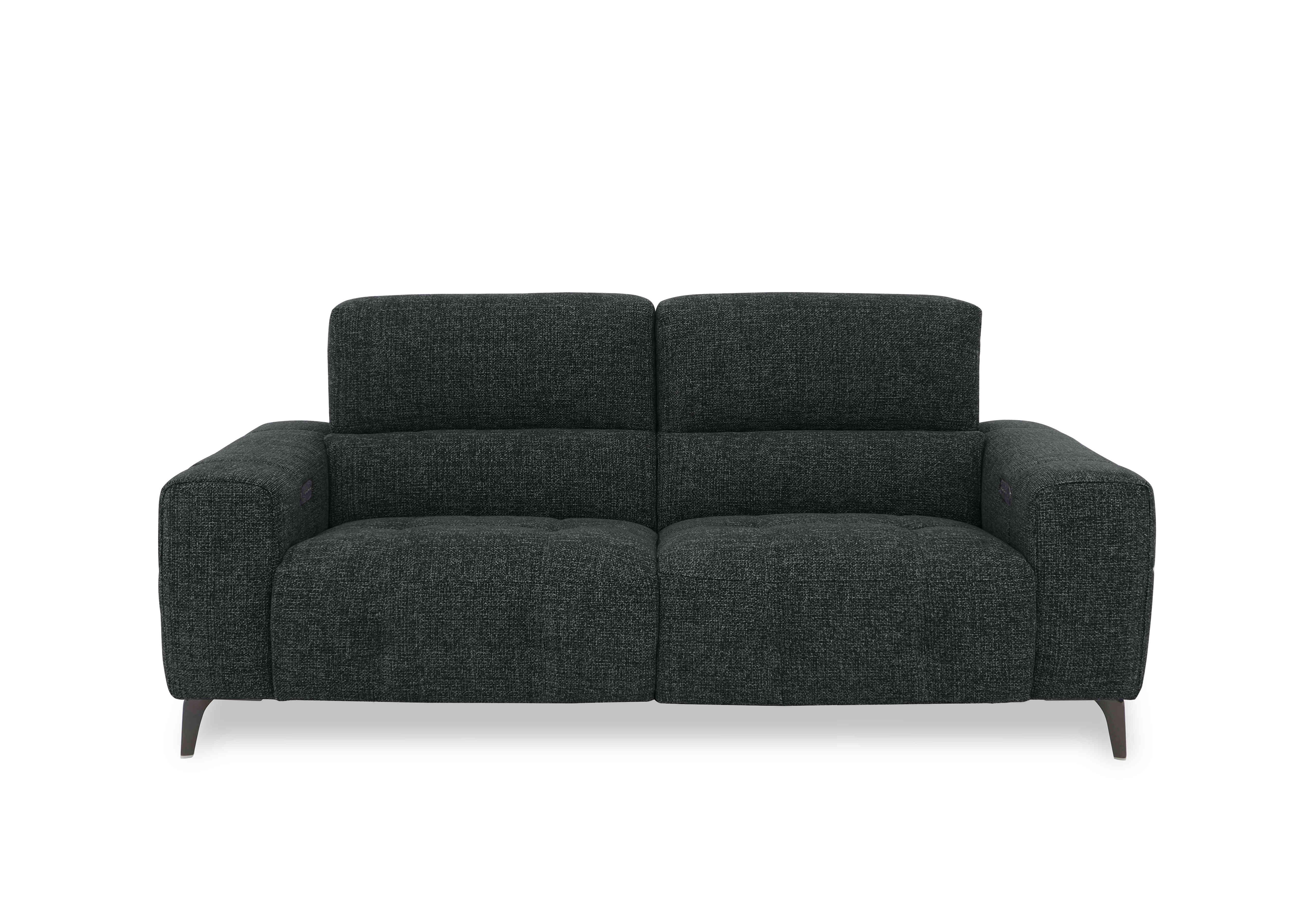 New York 3 Seater Fabric Sofa in Fab-Cac-R463 Black Mica on Furniture Village