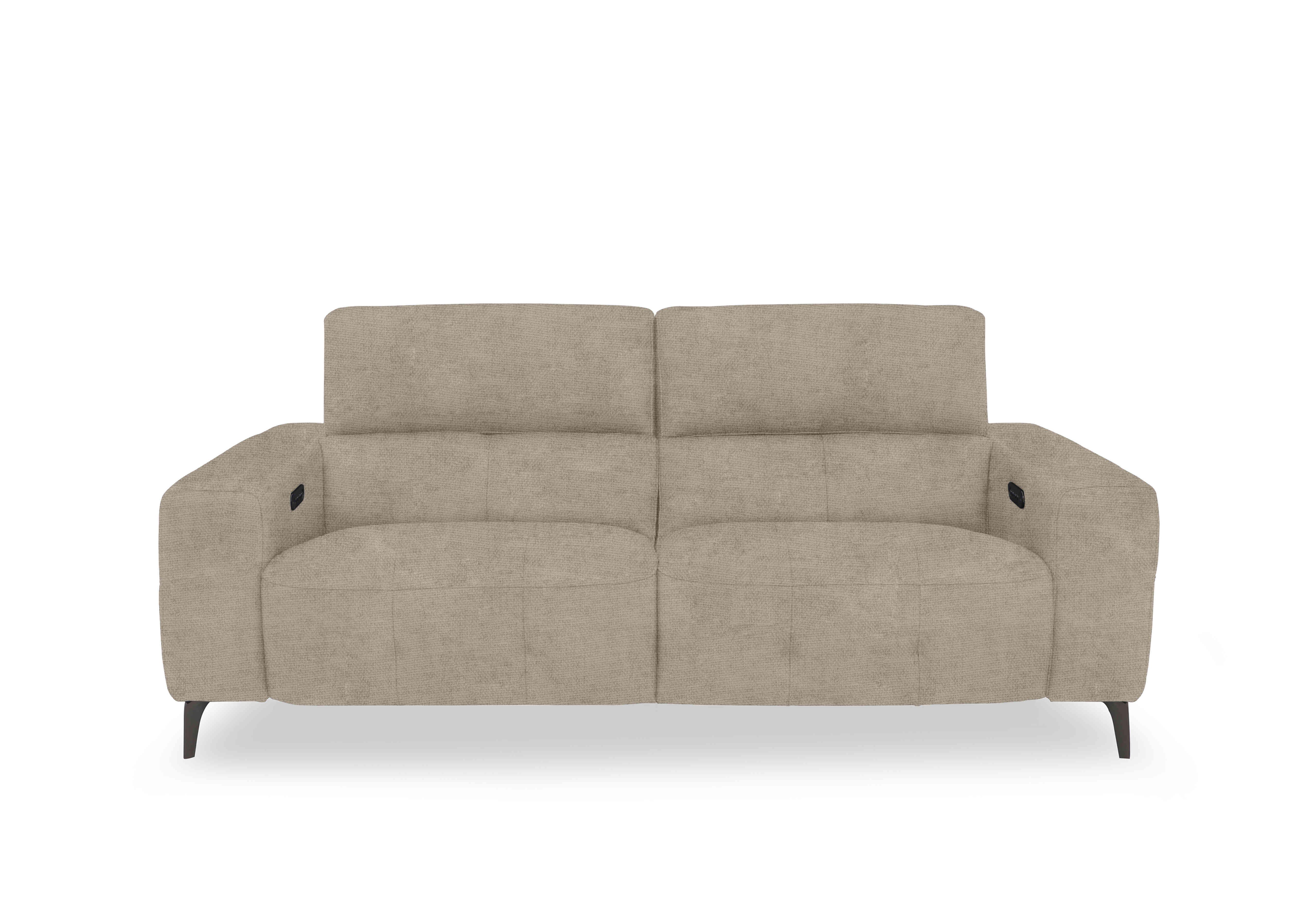 New York 3 Seater Fabric Sofa in Fab-Coe-R120 Light Khaki on Furniture Village