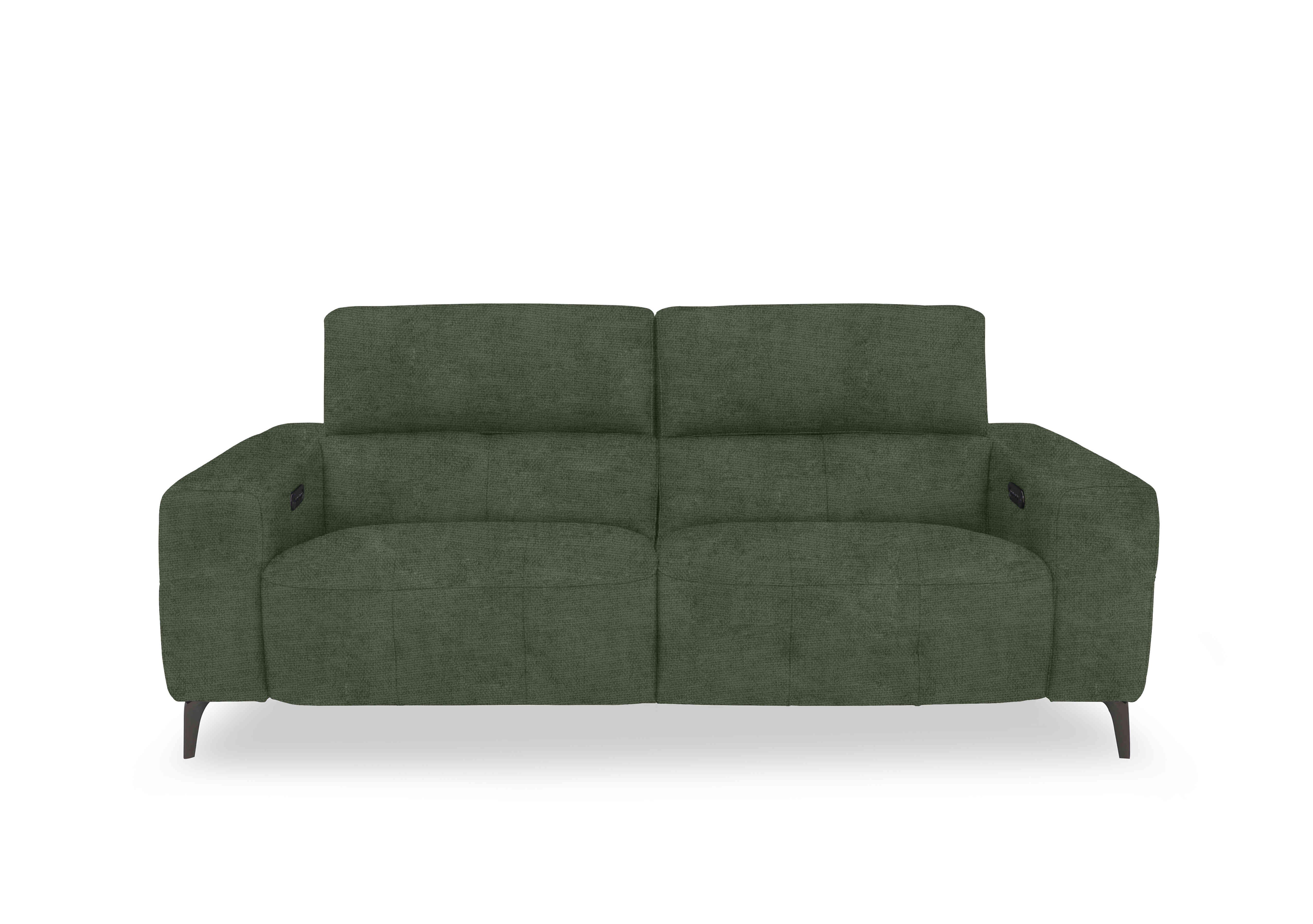 New York 3 Seater Fabric Sofa in Fab-Coe-R801 Olive Green on Furniture Village
