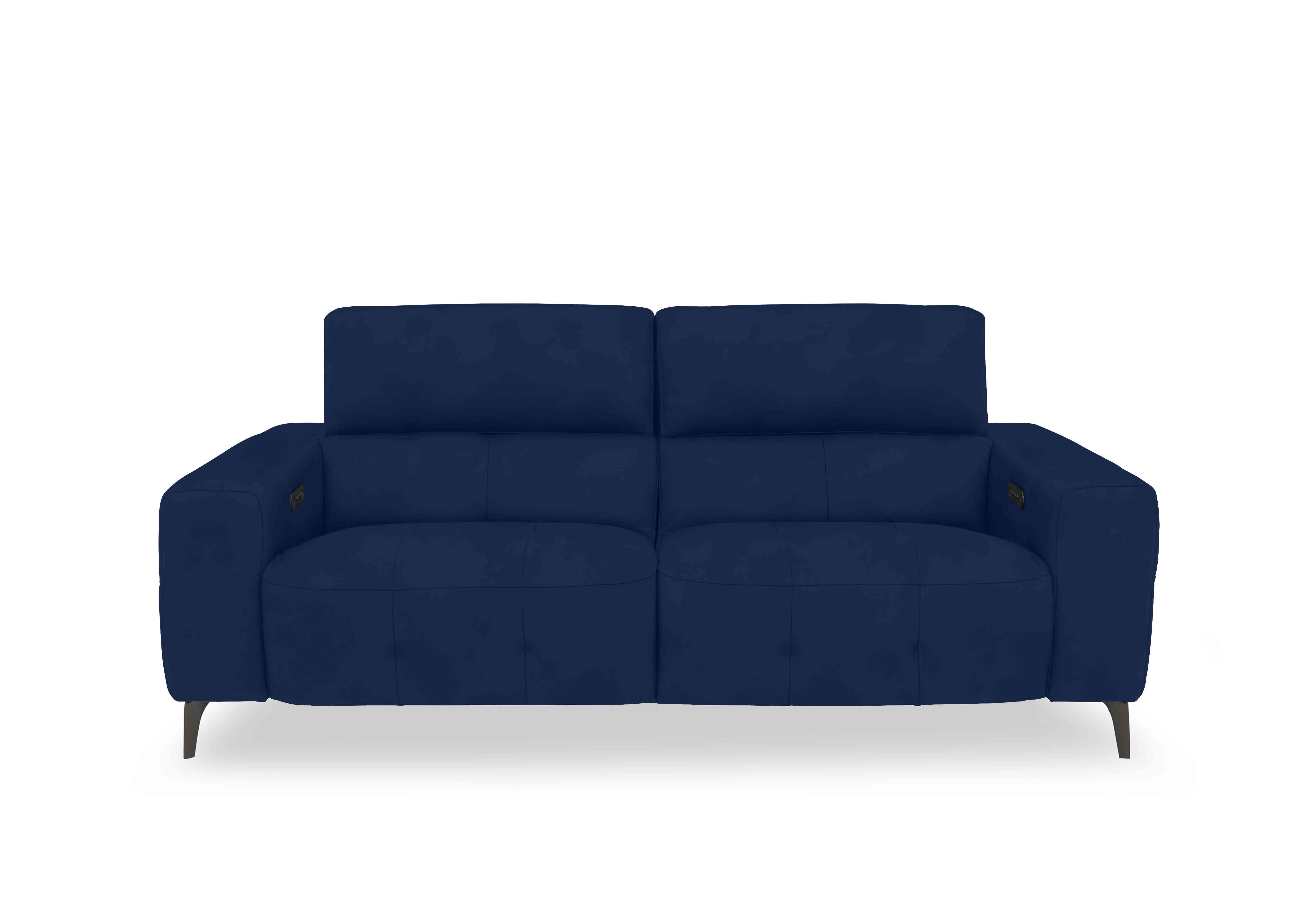 New York 3 Seater Fabric Sofa in Fab-Meg-R28 Navy on Furniture Village
