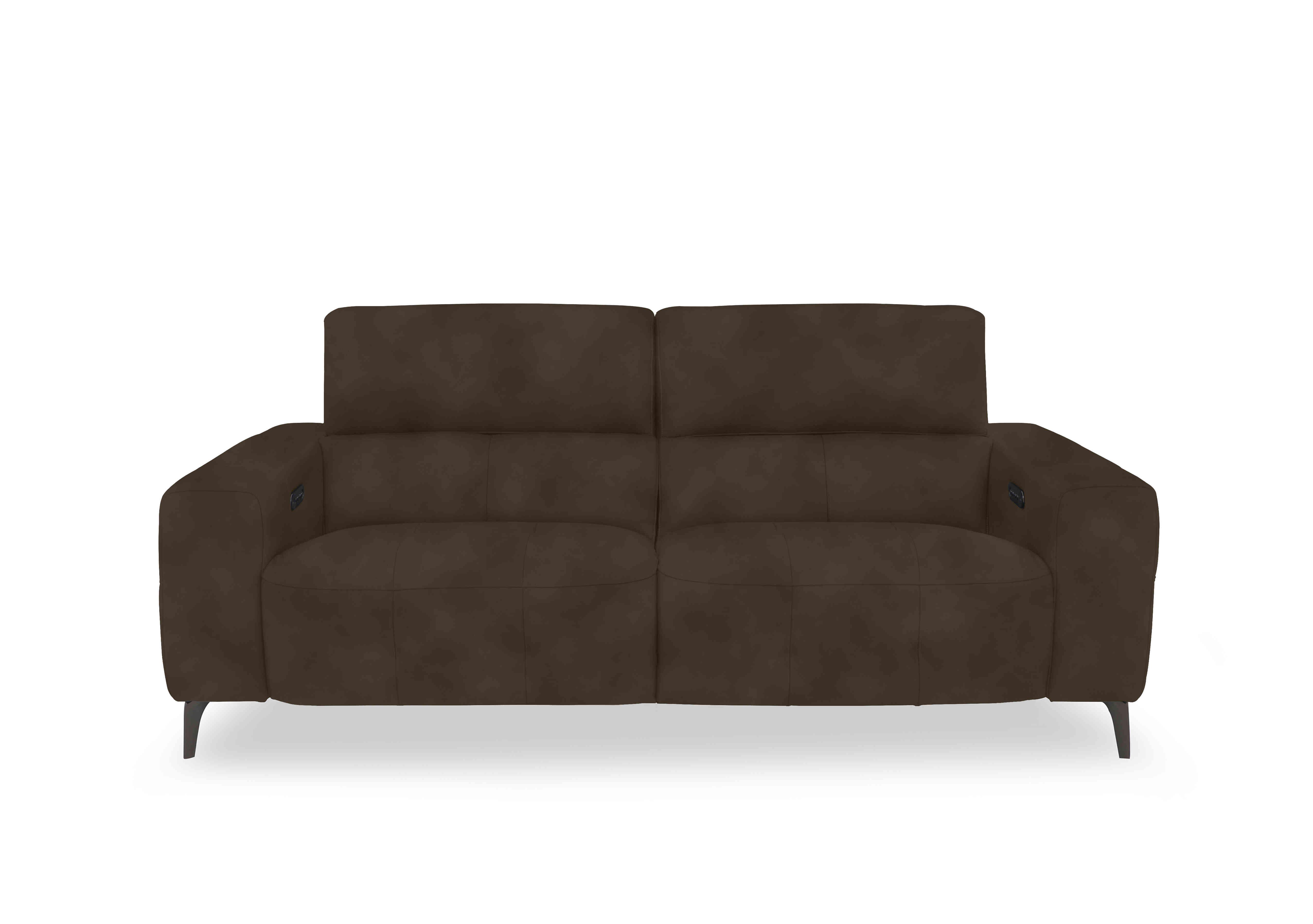 New York 3 Seater Fabric Sofa in Sfa-Pey-R04 Dark Chocolate on Furniture Village