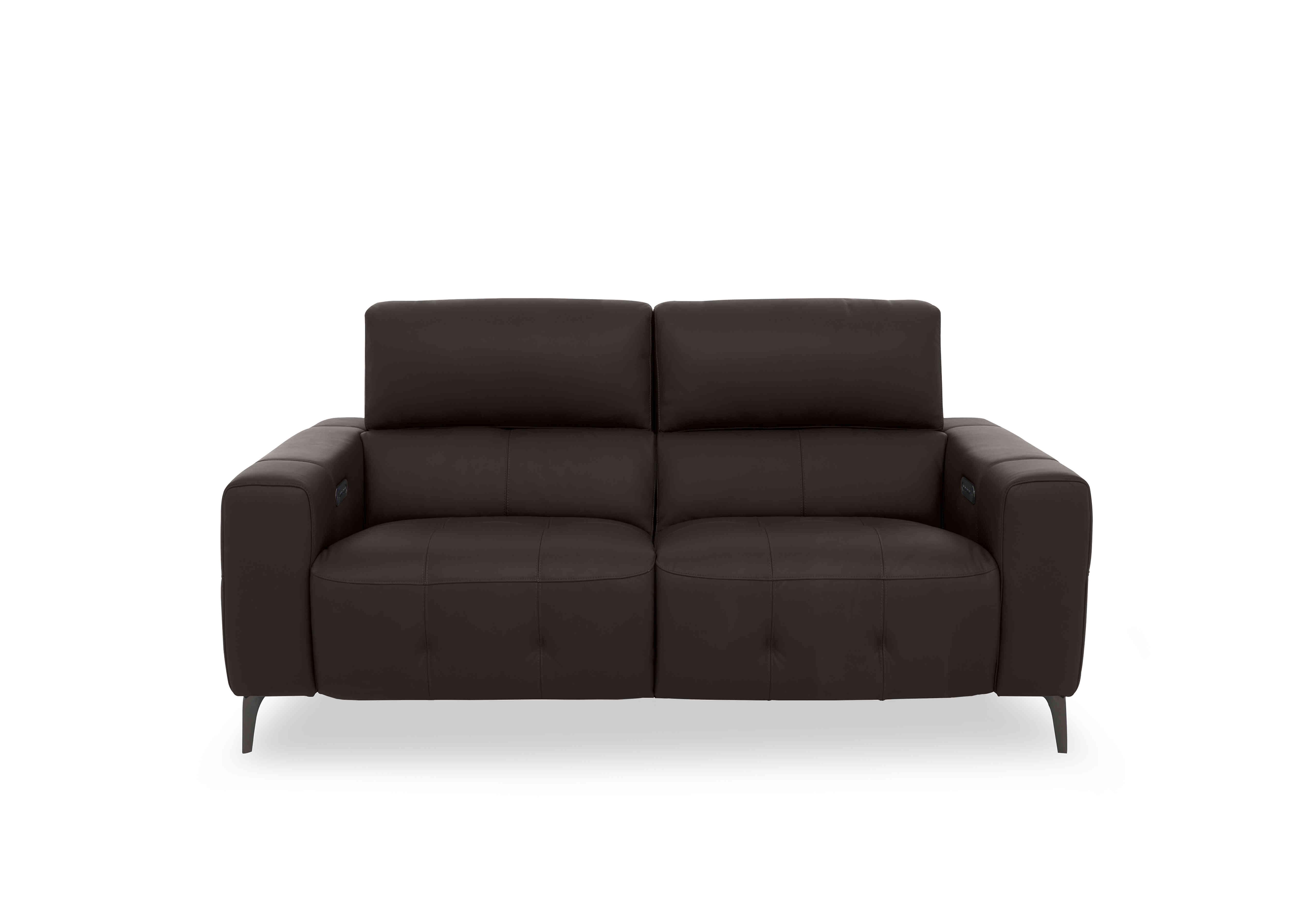 New York 2 Seater Leather Sofa in Bv-1748 Dark Chocolate on Furniture Village