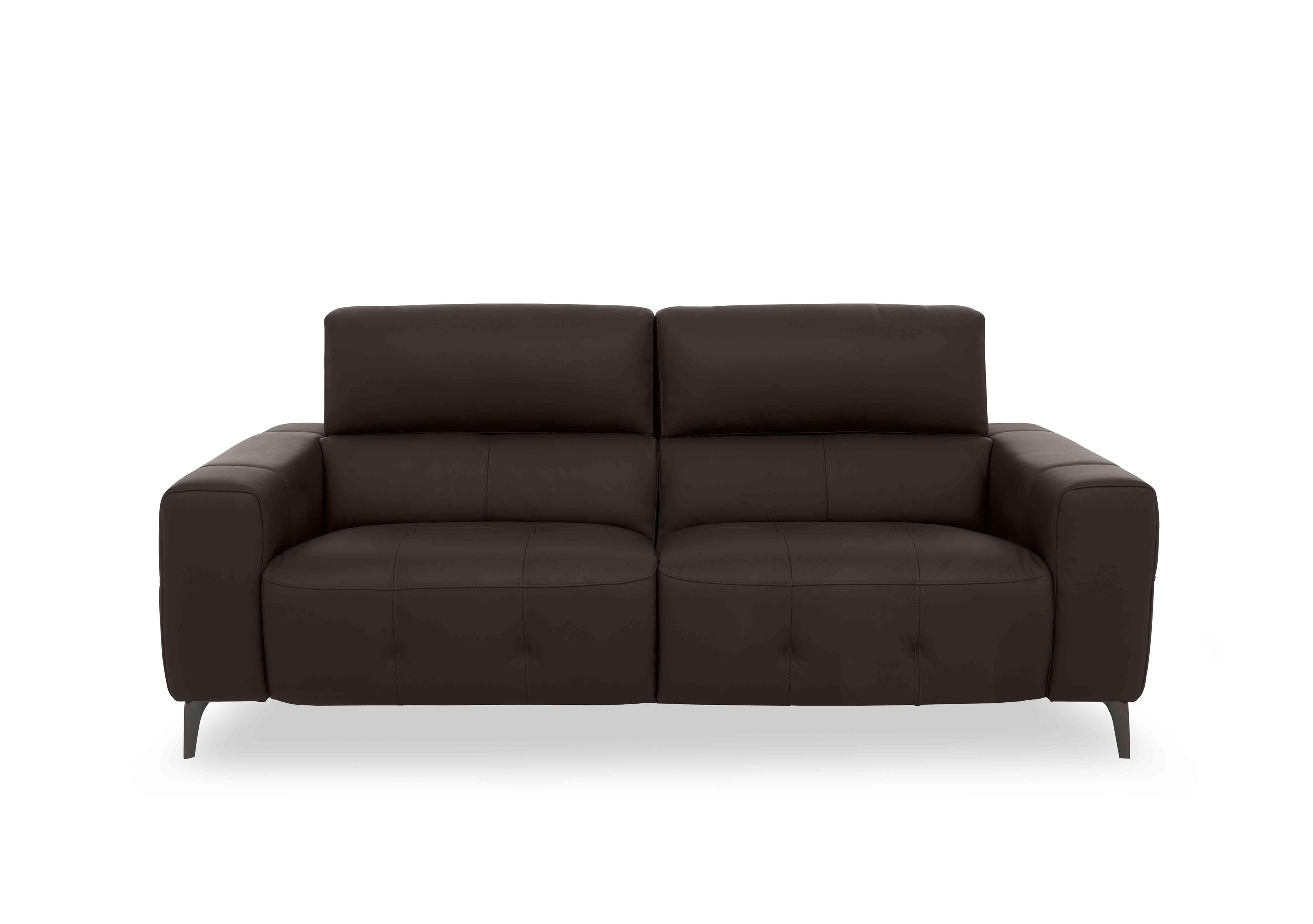 New York 3 Seater Leather Sofa in Bv-1748 Dark Chocolate on Furniture Village