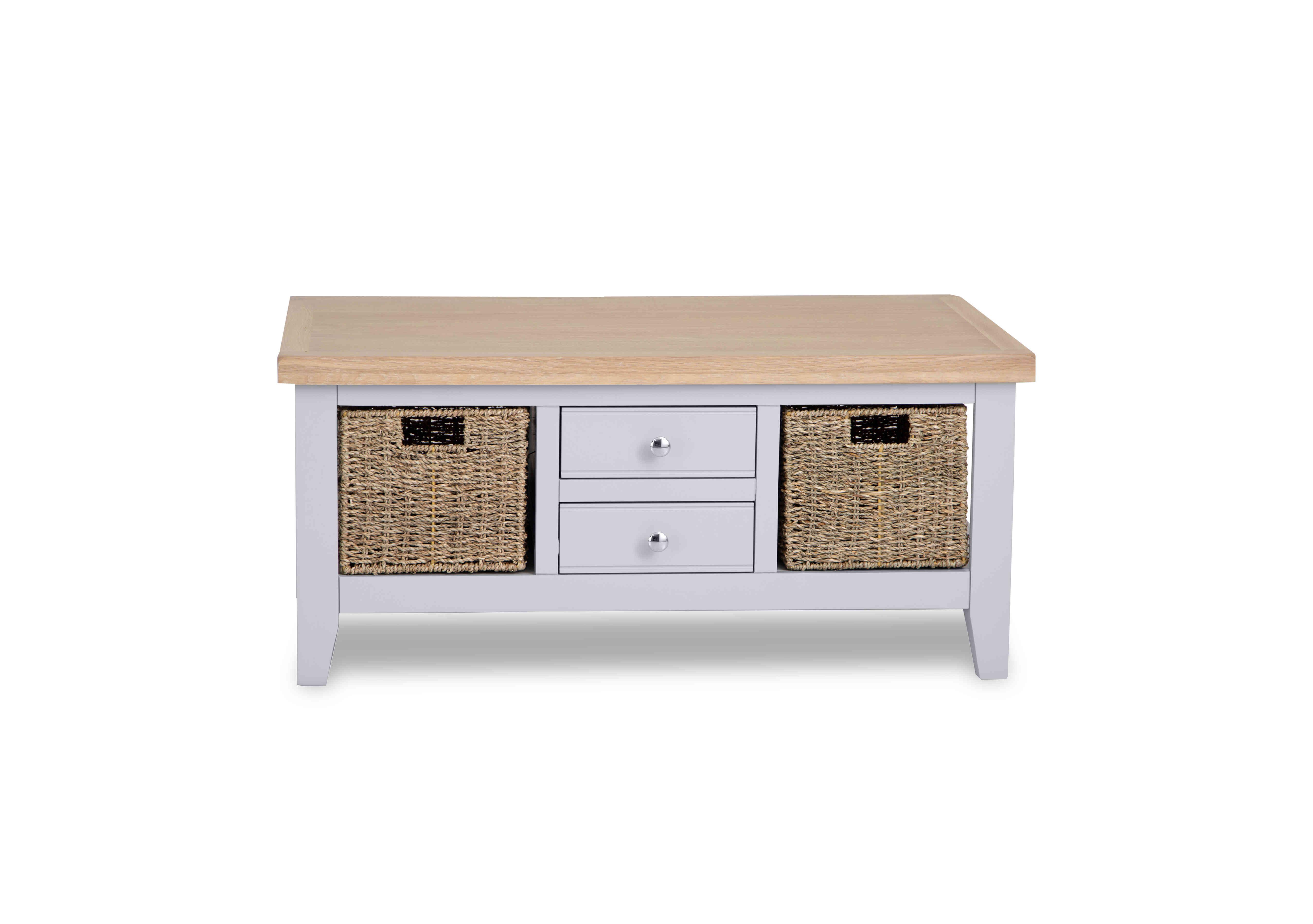 Truro Storage Coffee Table in Grey on Furniture Village