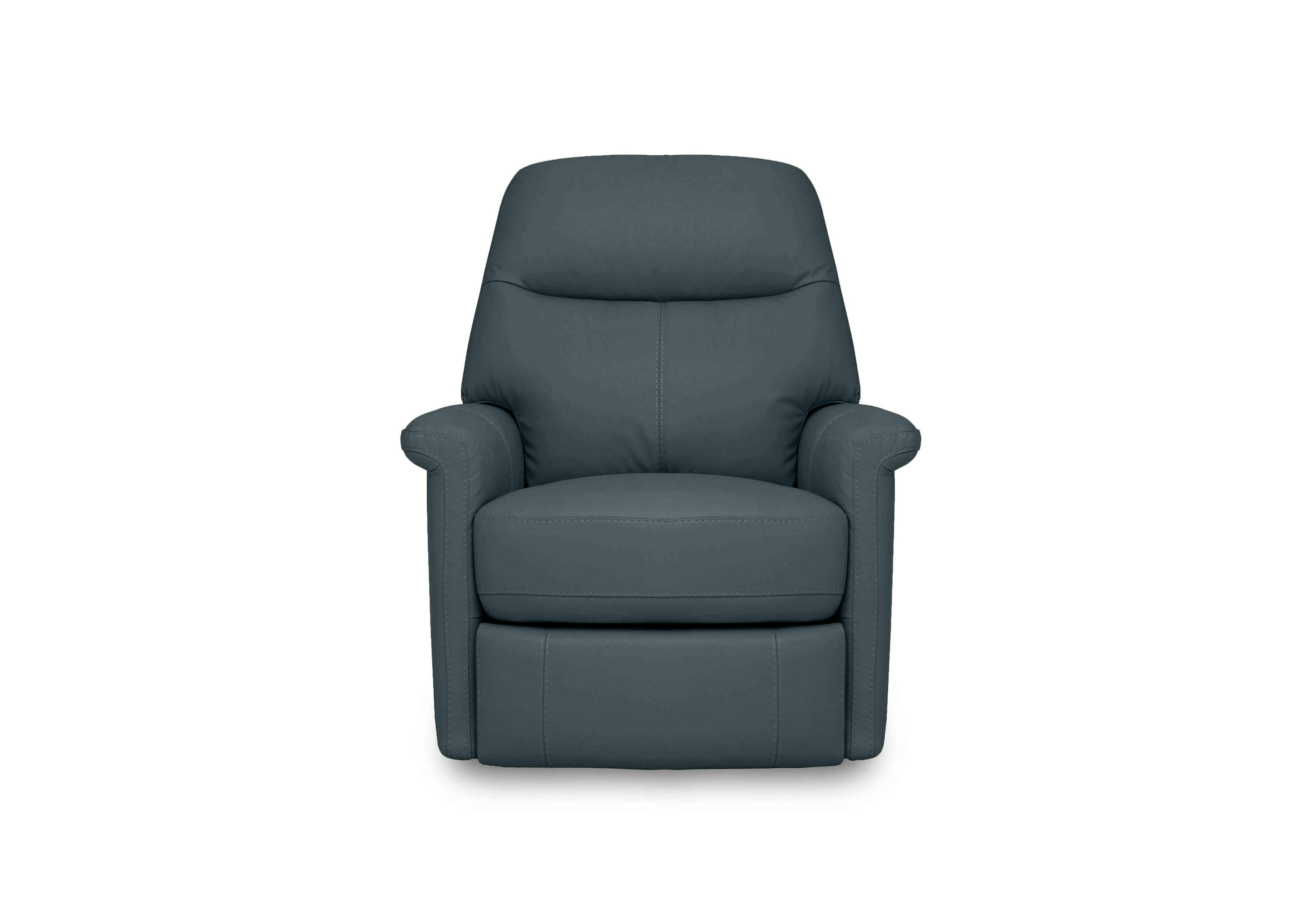 Compact Collection Lille Leather Chair in Nc-301e Lake Green on Furniture Village