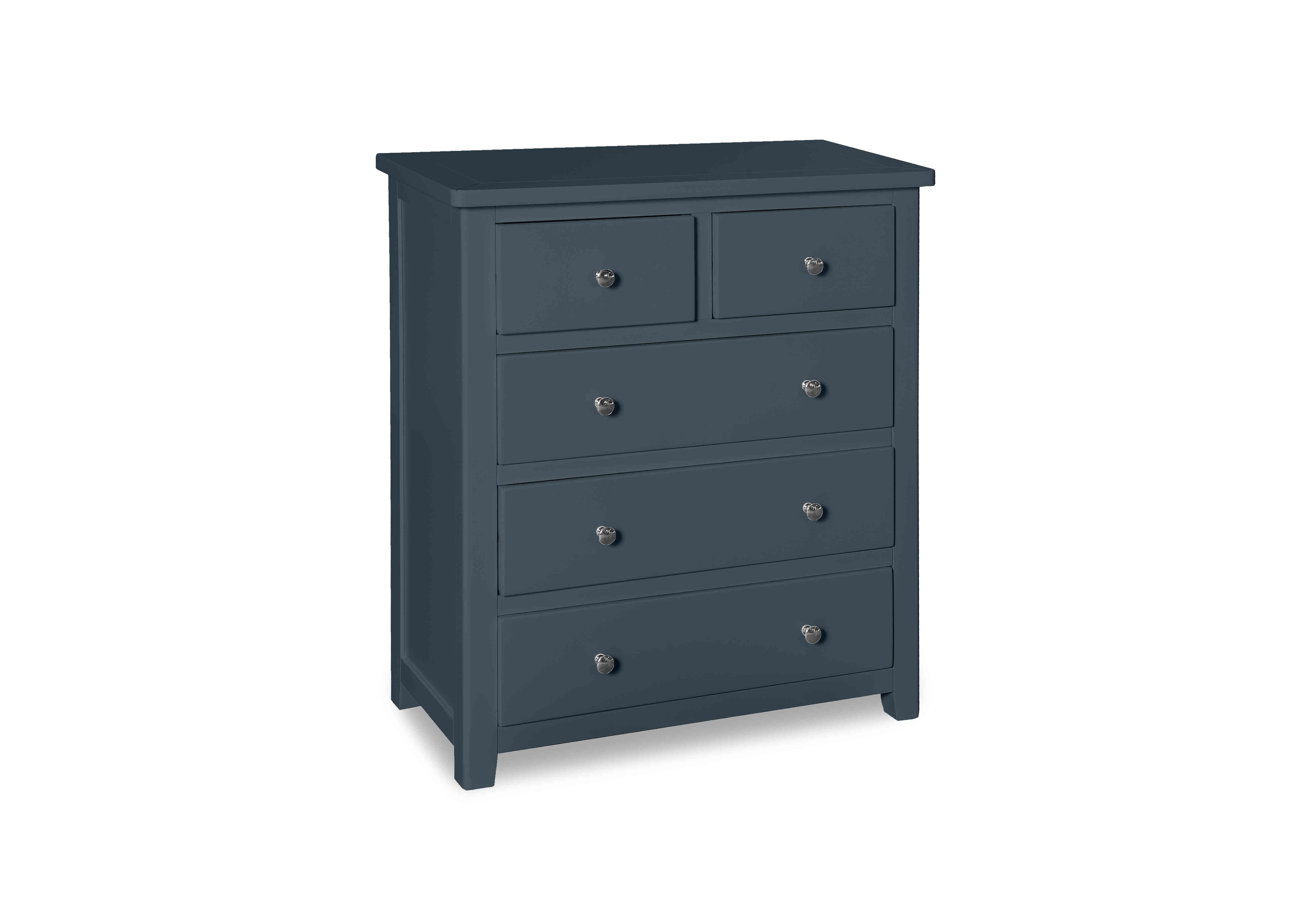 Grace 2+3 Drawer Chest in Blue on Furniture Village