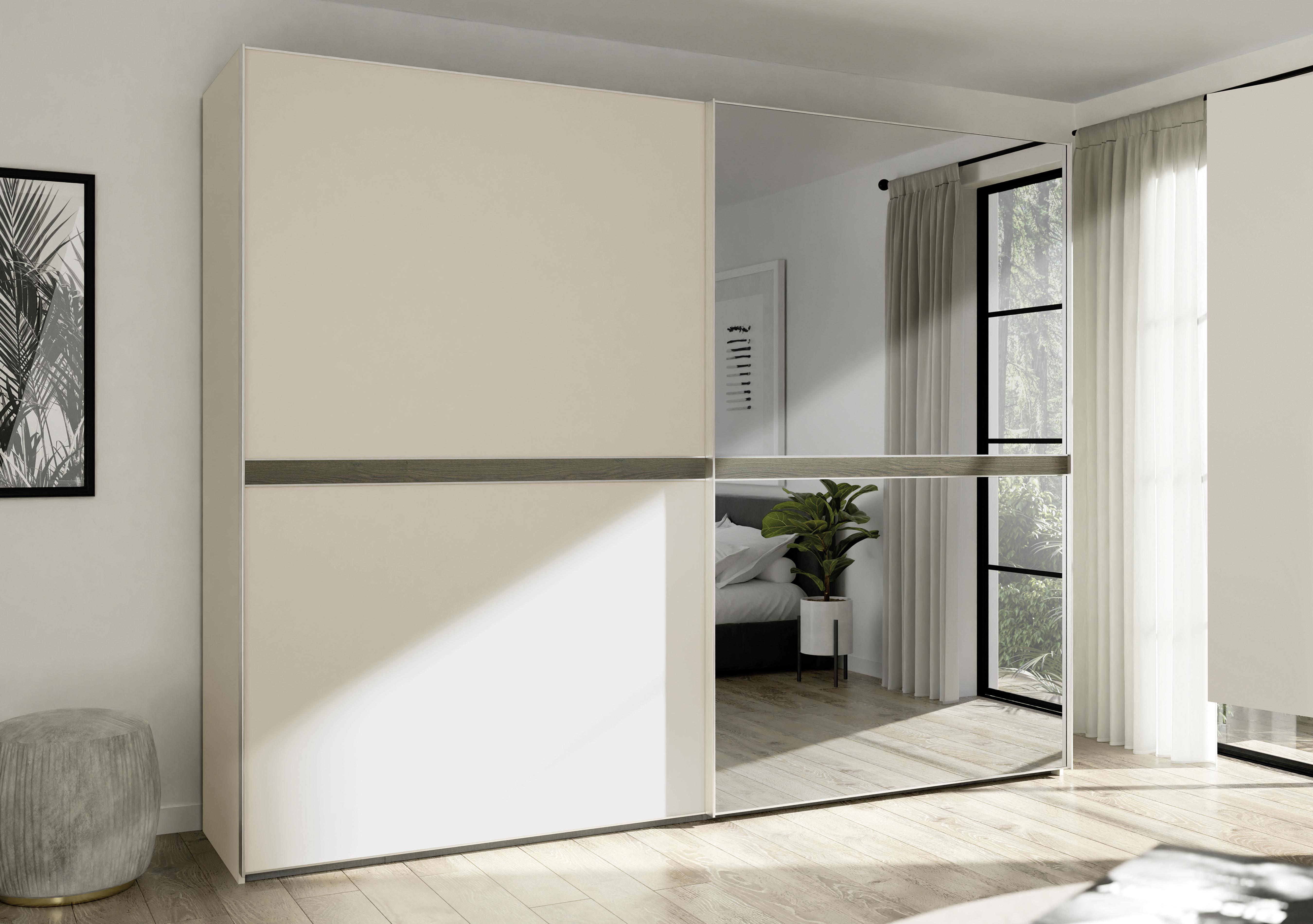 Cora 200cm Slider Wardrobe With Mirror Door in  on Furniture Village