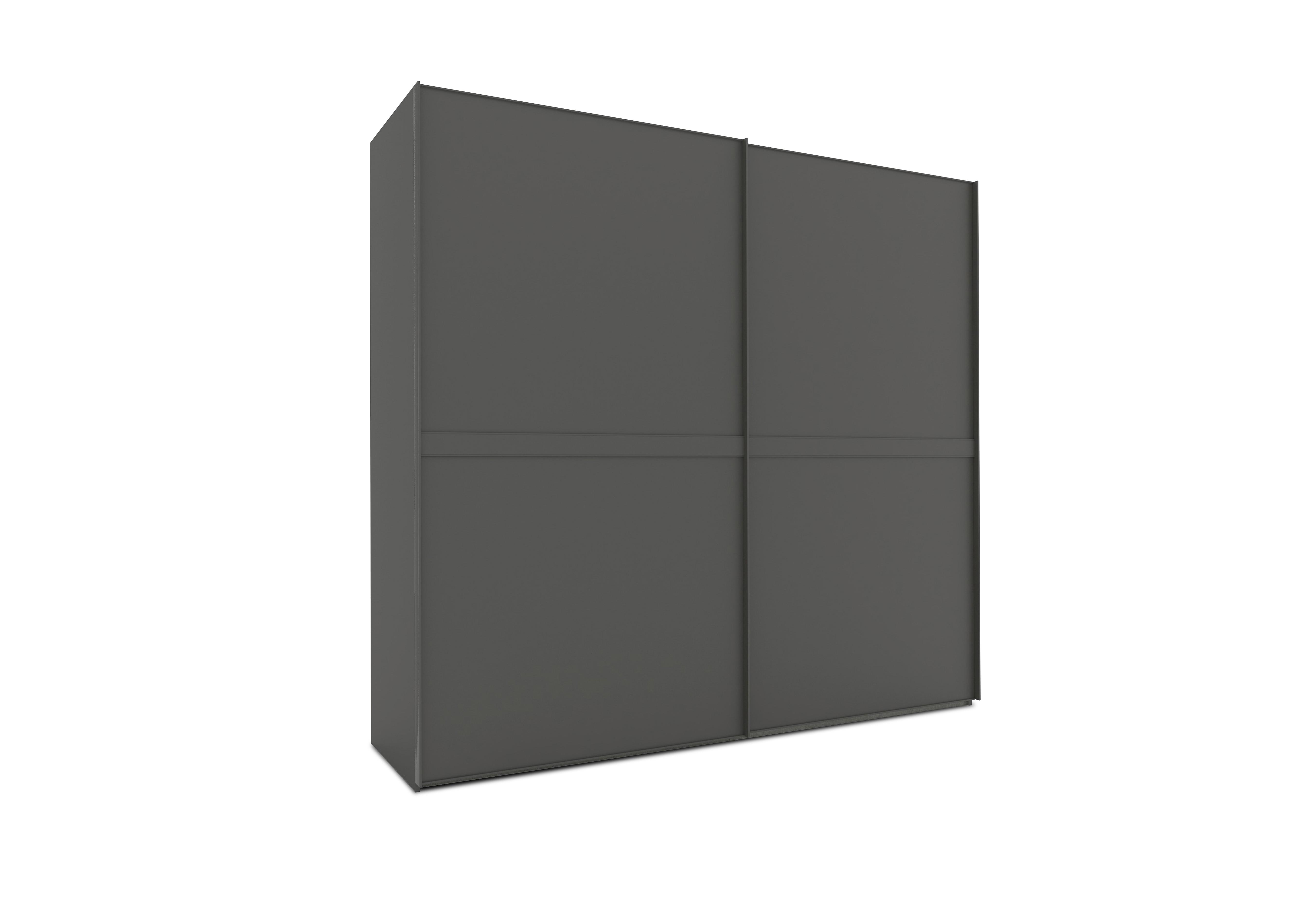 Cora 240cm Slider Wardrobe in Drs-Basalt Con-Bsalt Crc-Bsalt on Furniture Village