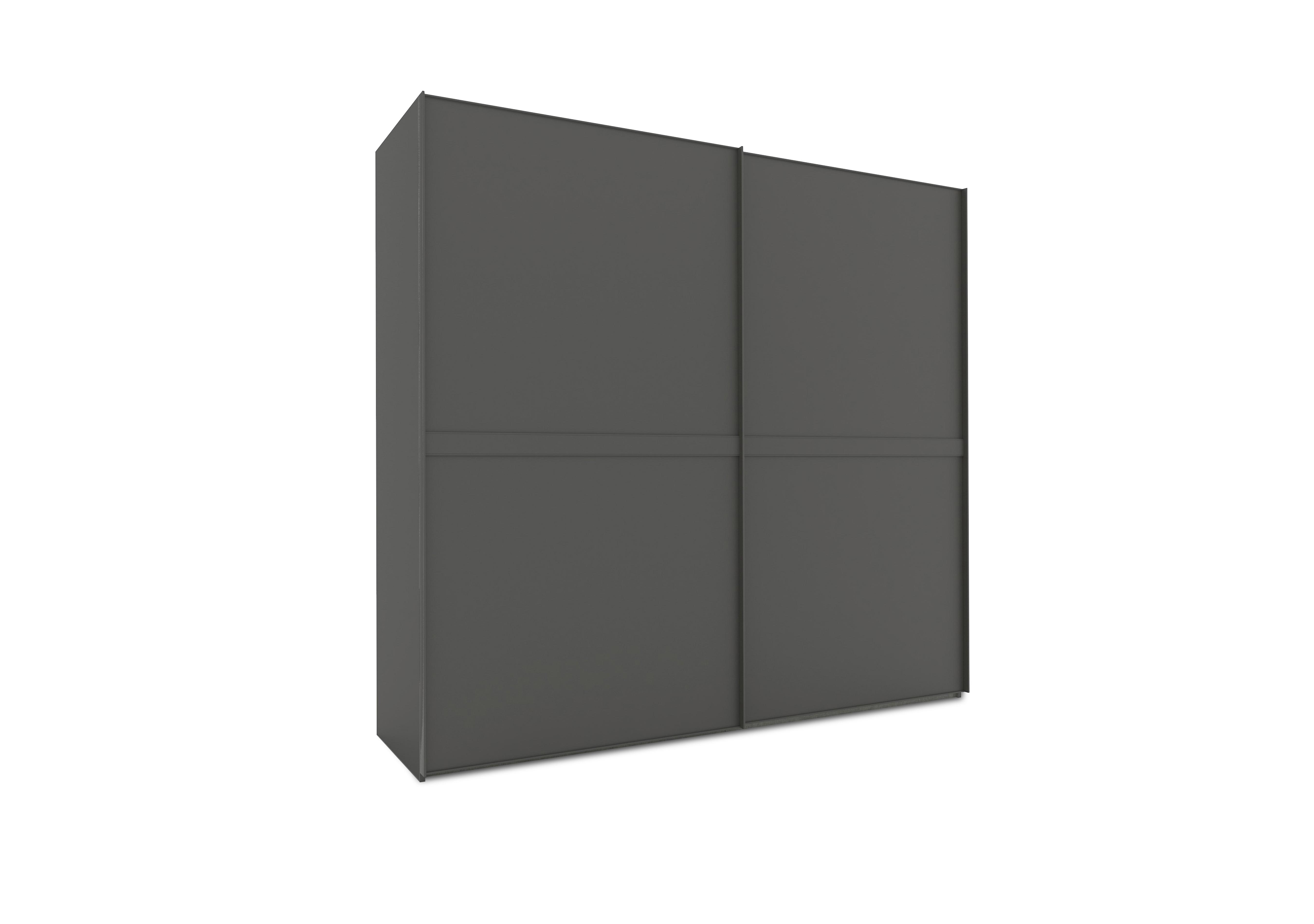 Cora 200cm Slider Wardrobe in Drs-Basalt Con-Bsalt Crc-Bsalt on Furniture Village