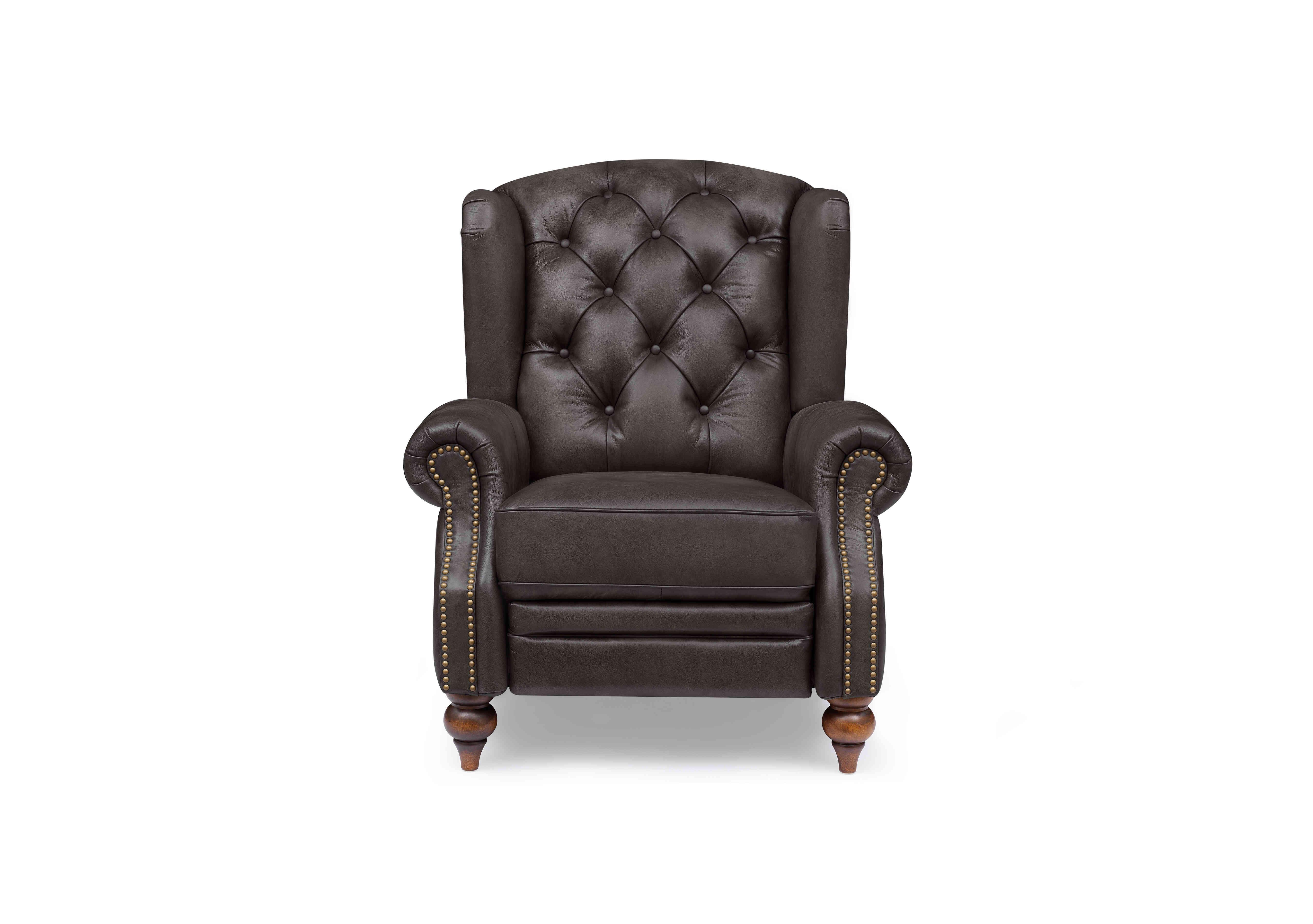 Shackleton Leather Wing Chair in X3y1-1759ls Cannon on Furniture Village