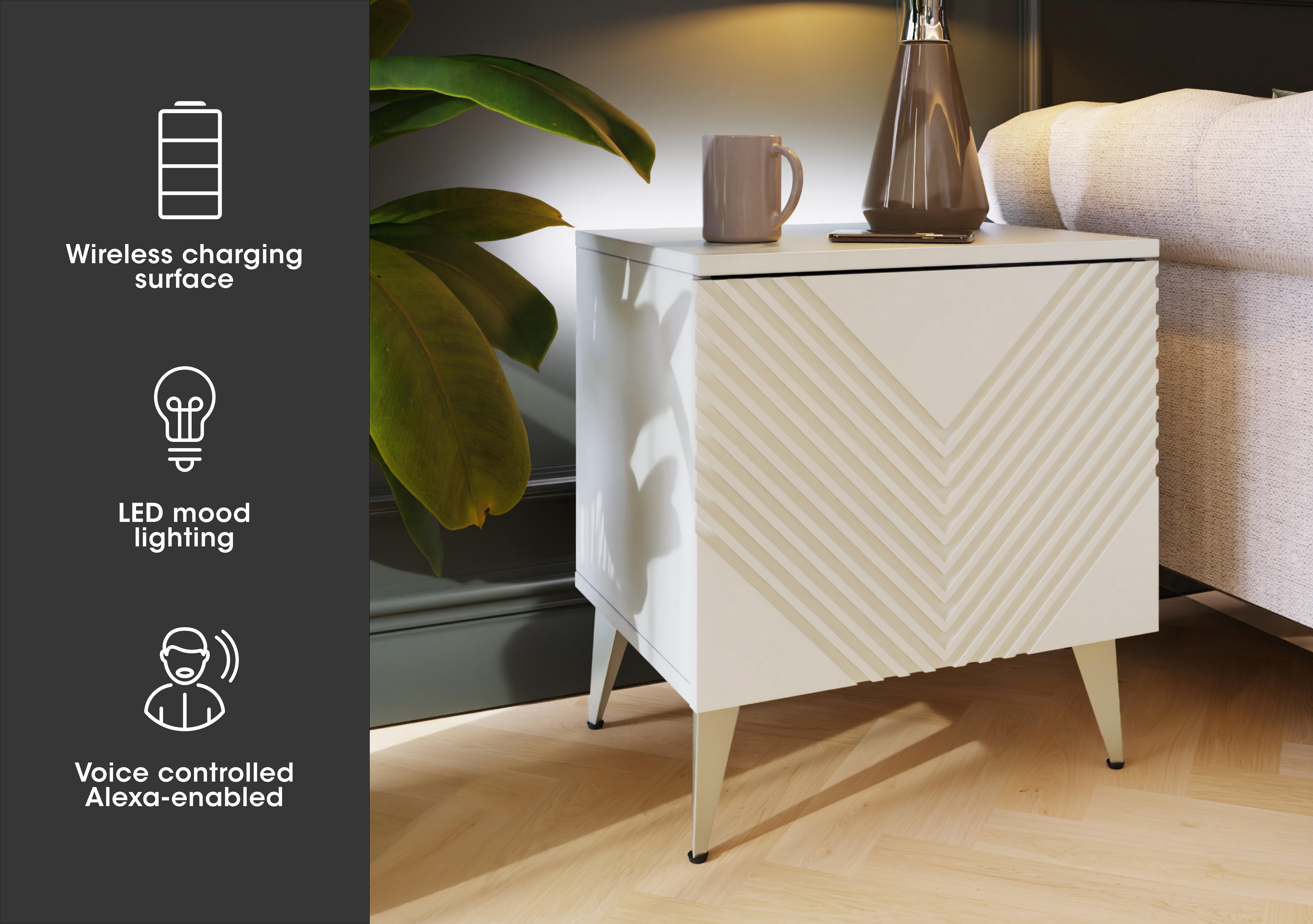 Eden SMART Lamp Table in  on Furniture Village