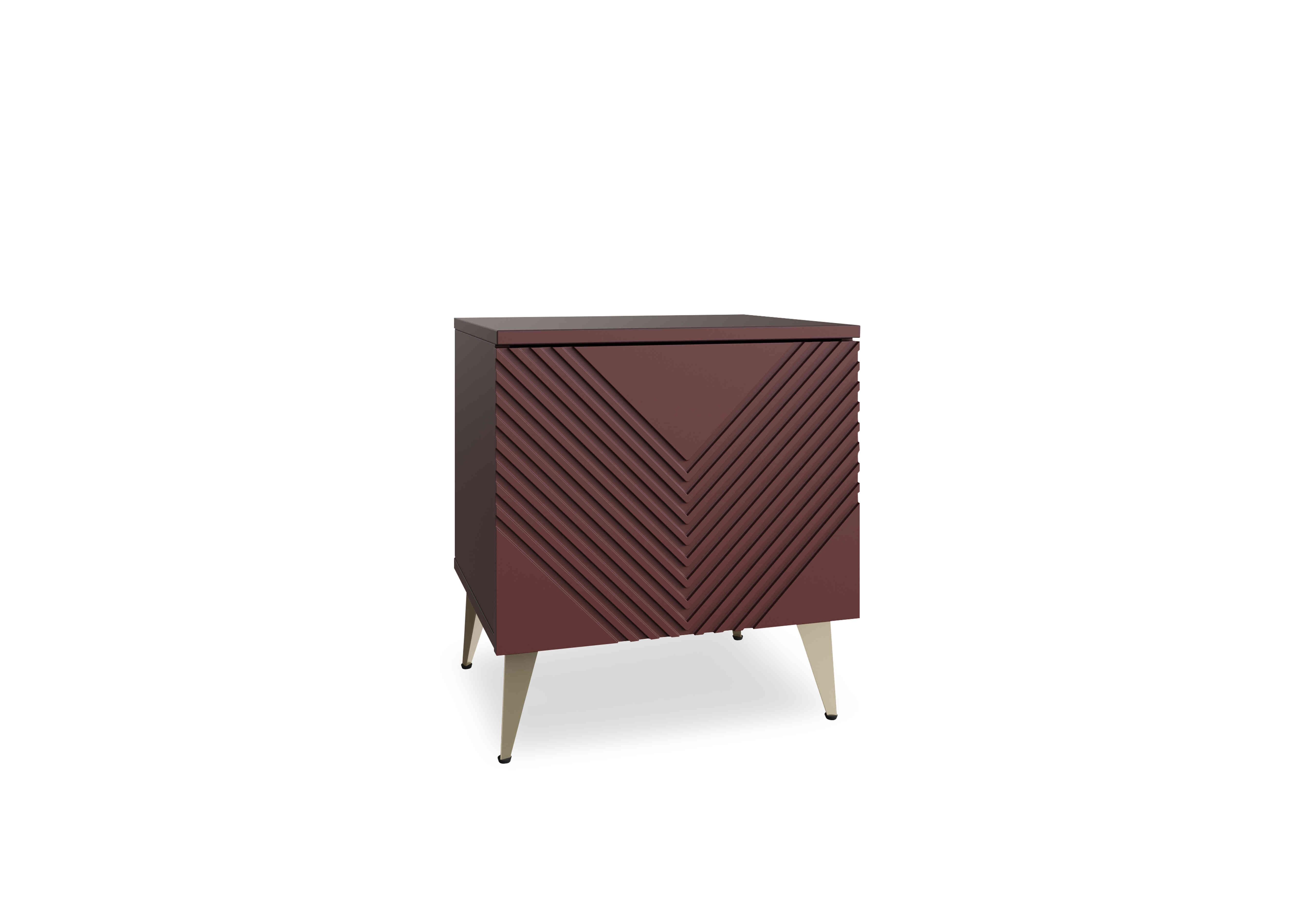 Eden SMART Lamp Table in Mulberry on Furniture Village