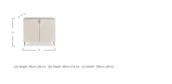Eden SMART 2 Door Sideboard in  on Furniture Village
