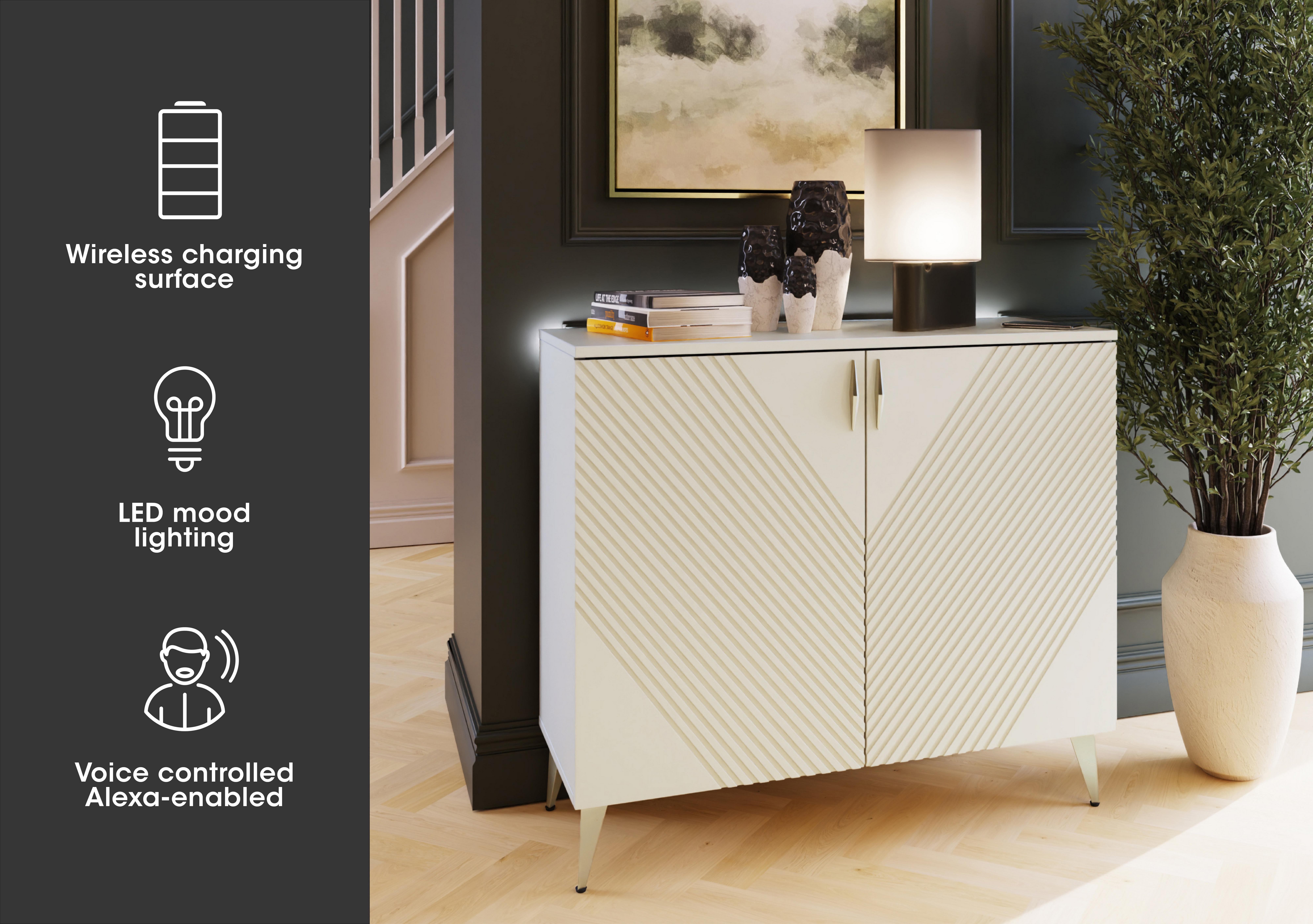 Eden SMART 2 Door Sideboard in  on Furniture Village