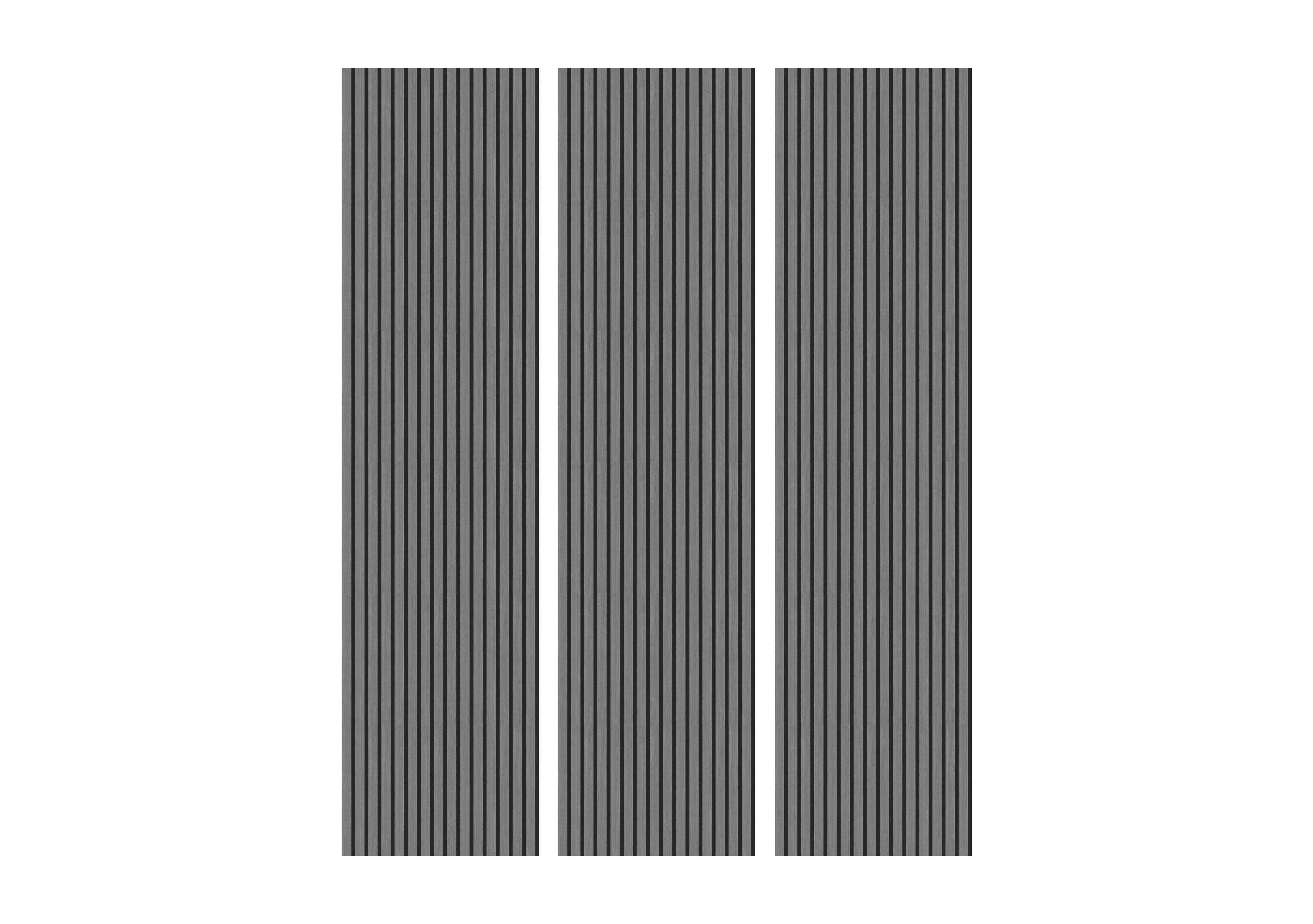 Set of 3 Acoustic Wall Panels in Light Grey on Furniture Village