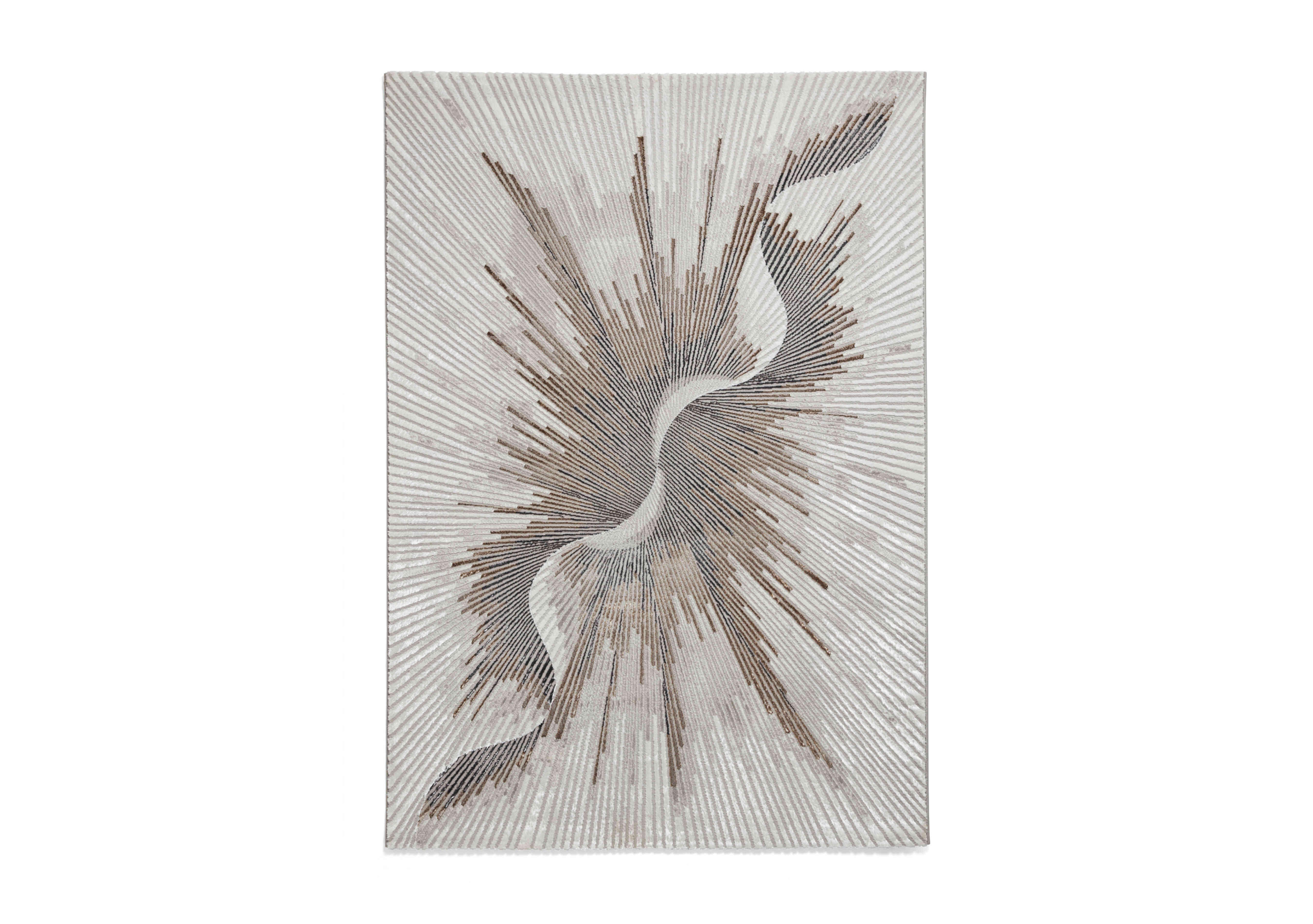 Gisele Rug in Bronze And Beige on Furniture Village