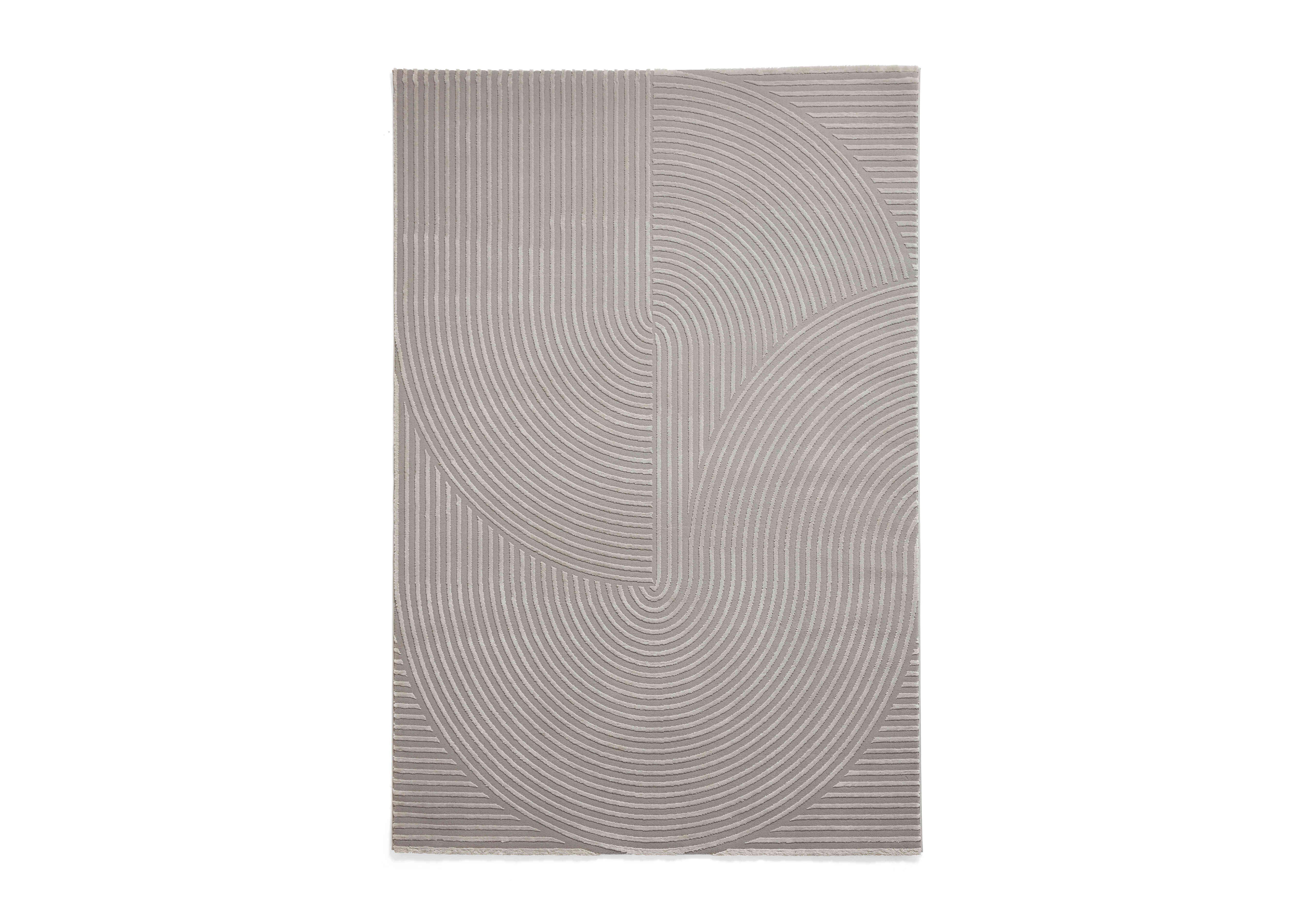 Leni Washable Rug in Grey on Furniture Village
