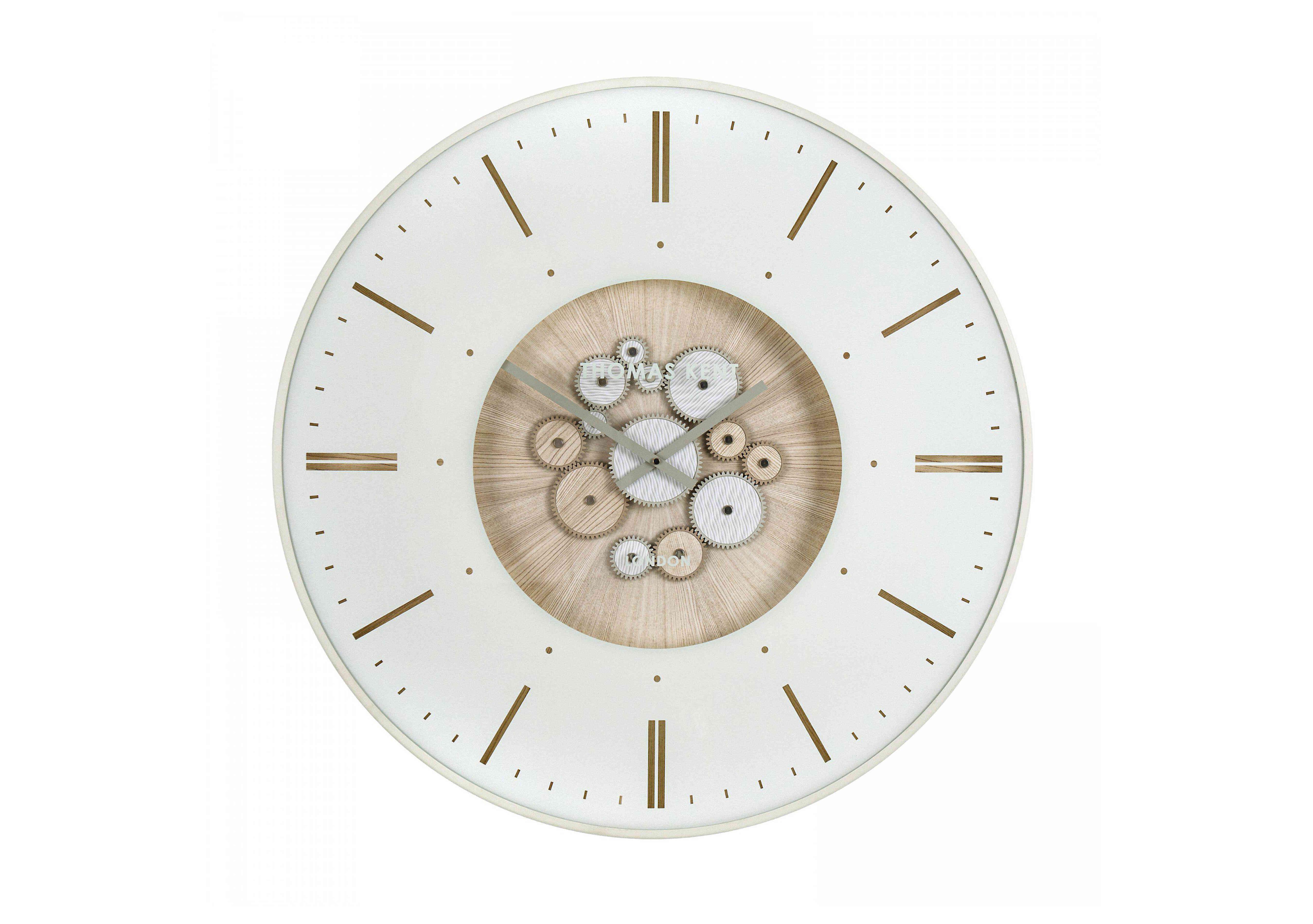 Vicenza Wall Clock in Ivory on Furniture Village