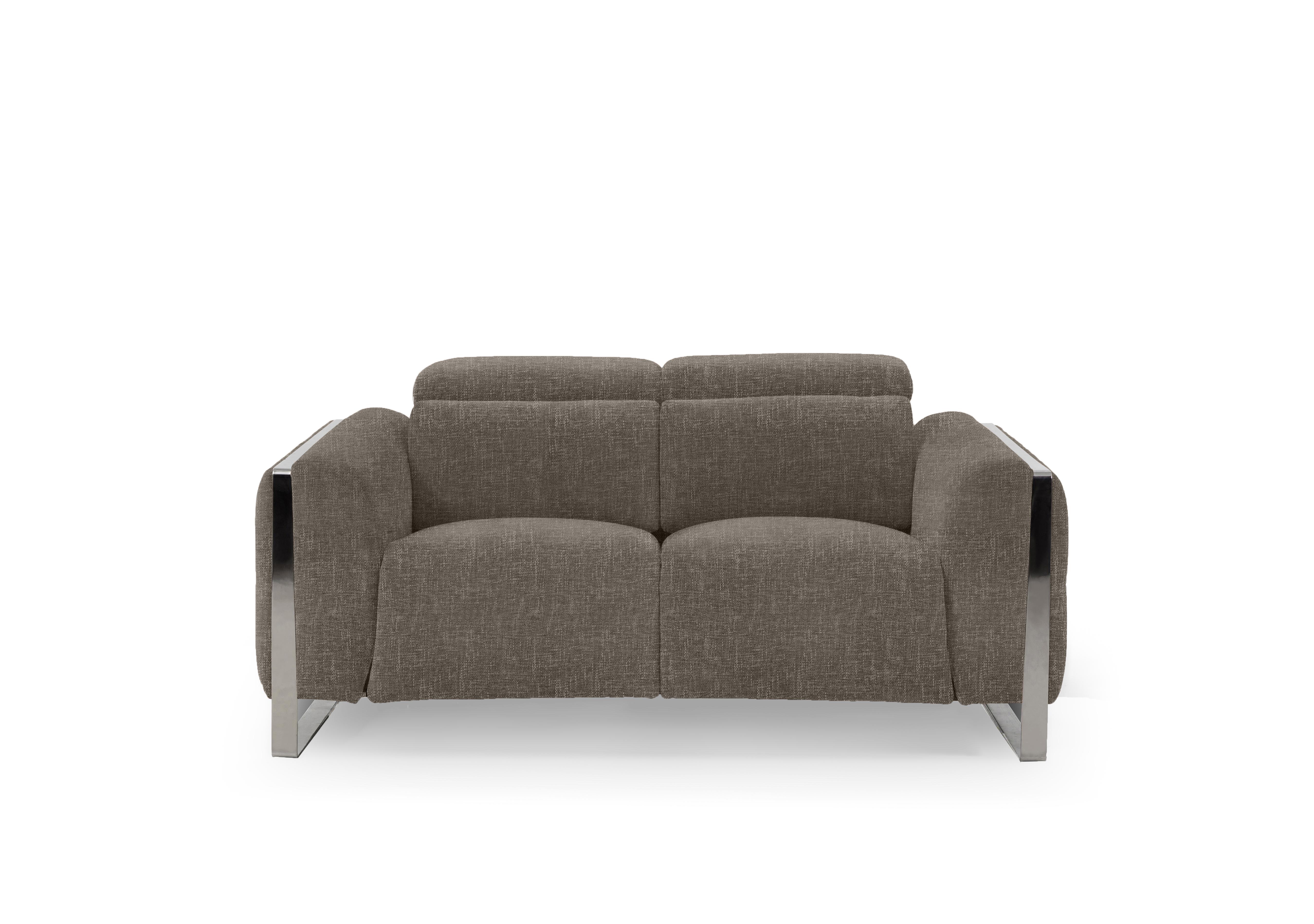 Gisella Fabric 2 Seater Sofa in Anivia Brown 15445 on Furniture Village