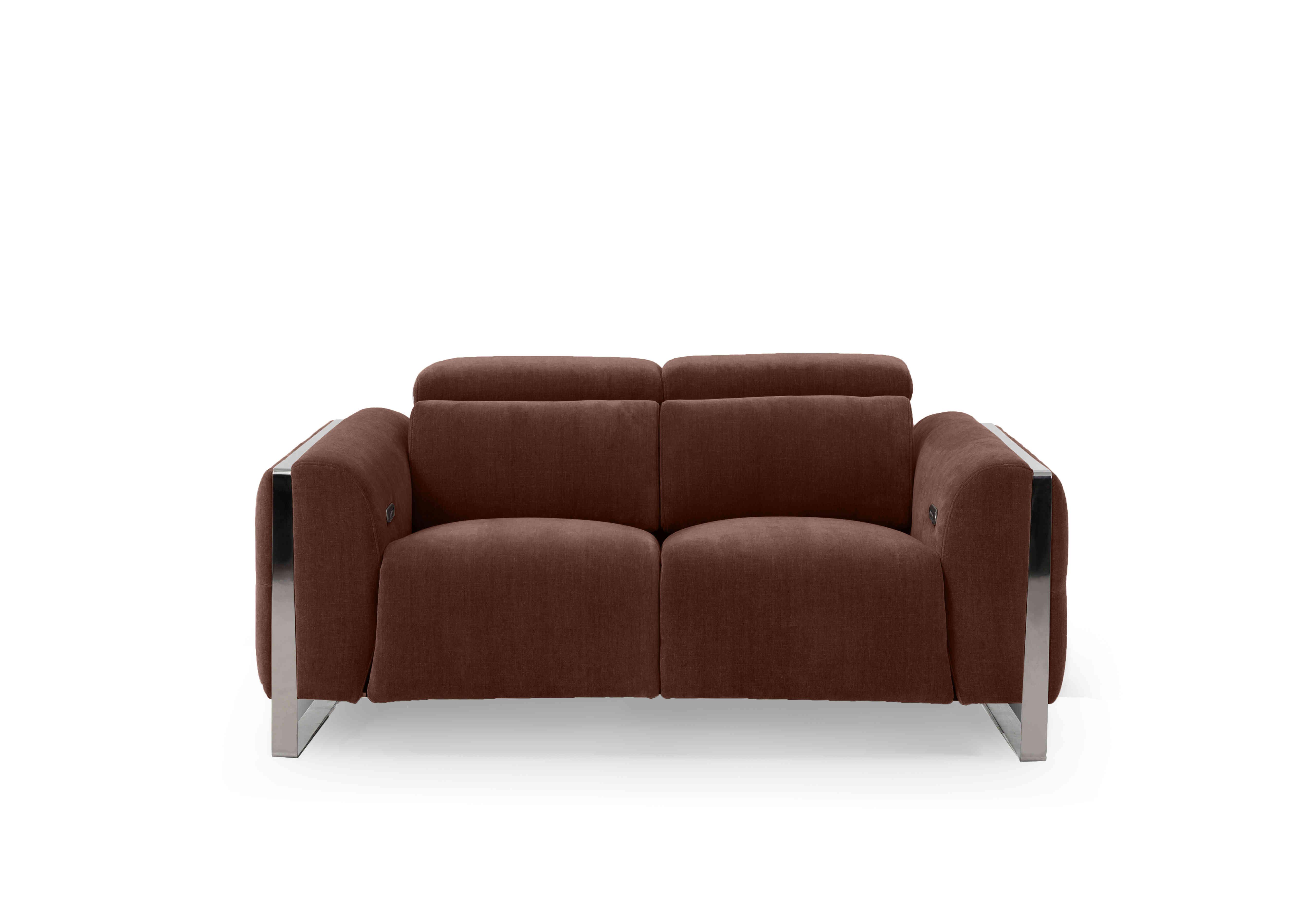 Gisella Fabric 2 Seater Sofa in Manhattan Burnt Sienna 58008 on Furniture Village