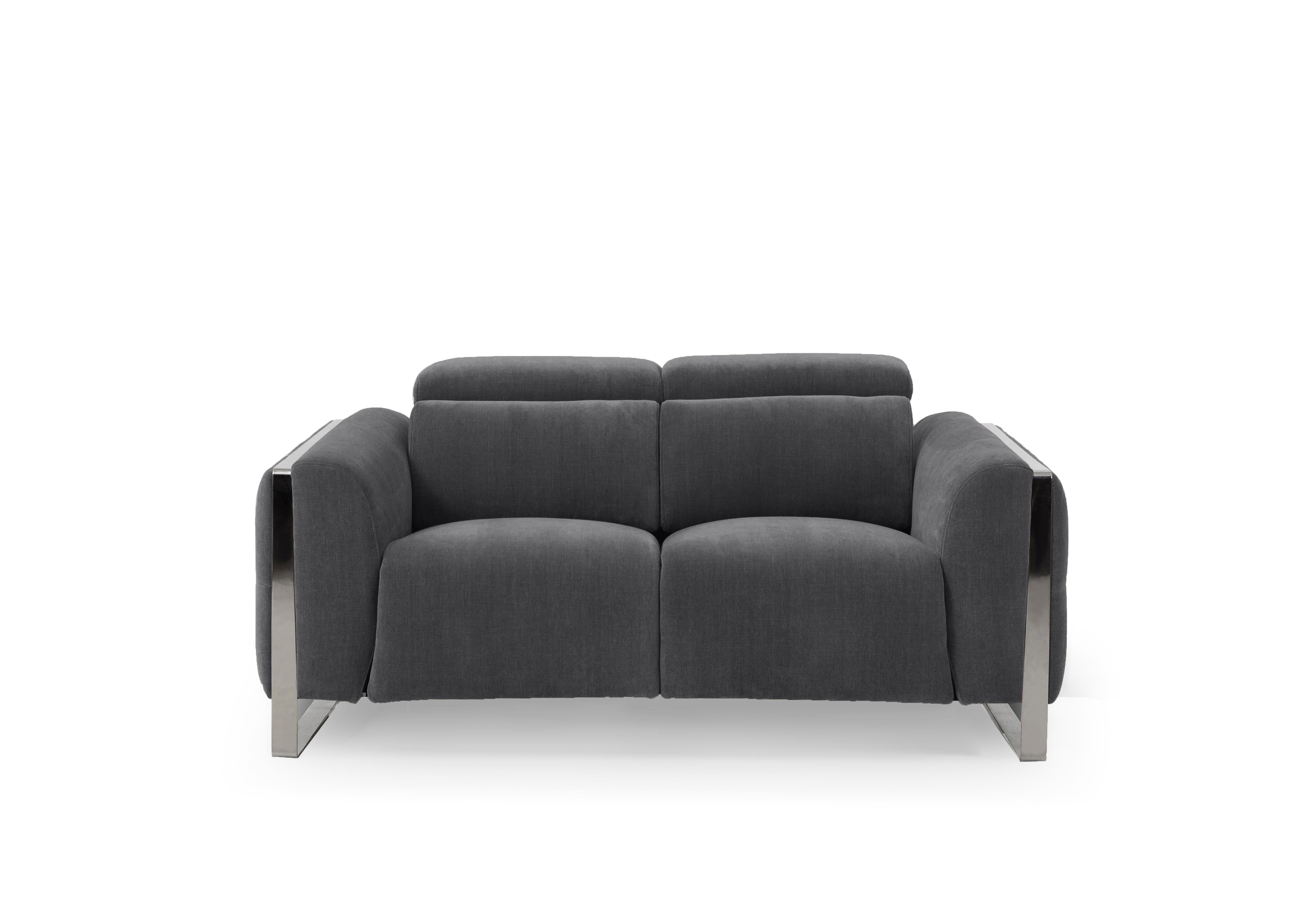 Gisella Fabric 2 Seater Sofa in Manhattan Charcoal 58003 on Furniture Village
