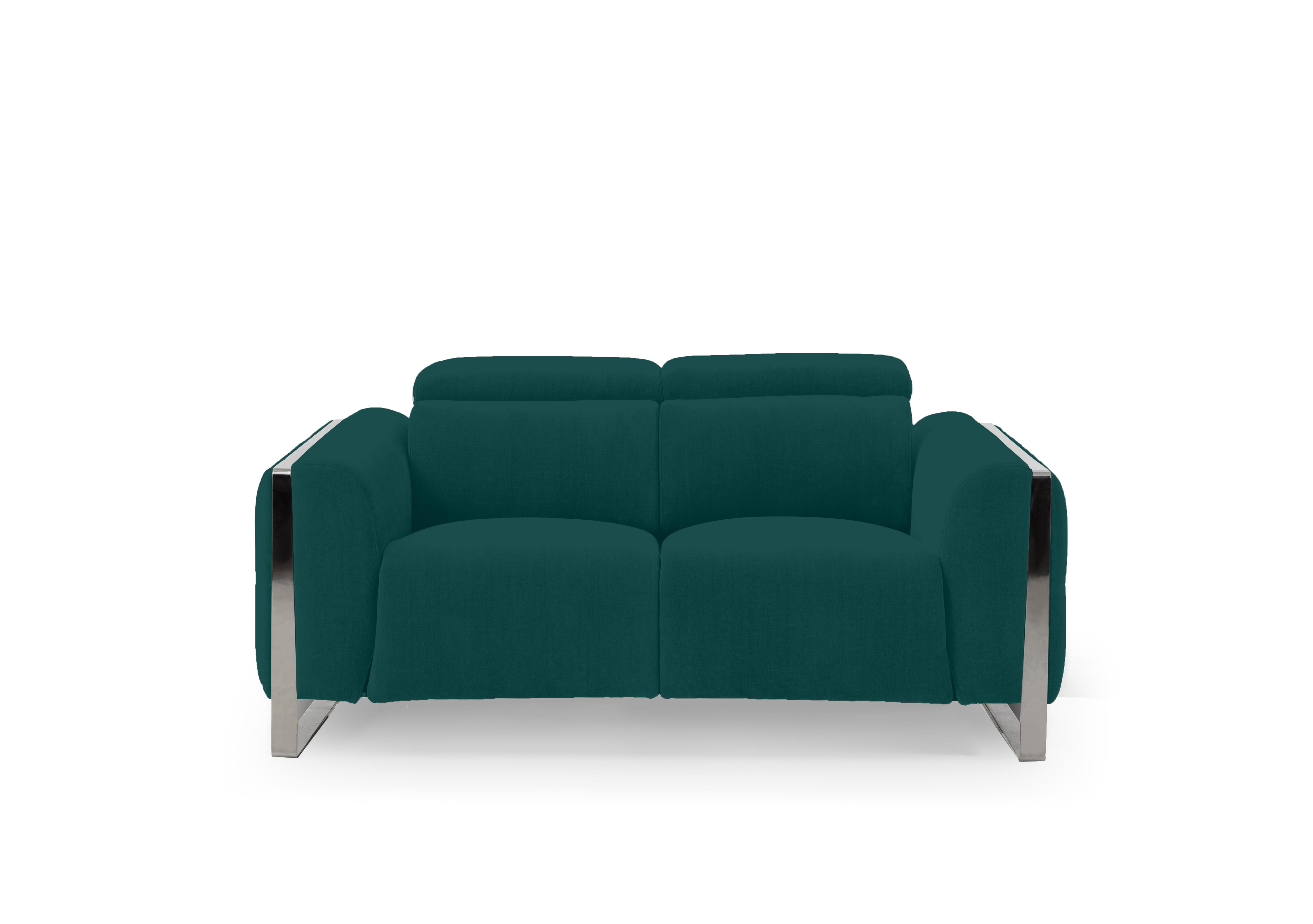 Gisella Fabric 2 Seater Sofa in Opulence Teal 51003 on Furniture Village