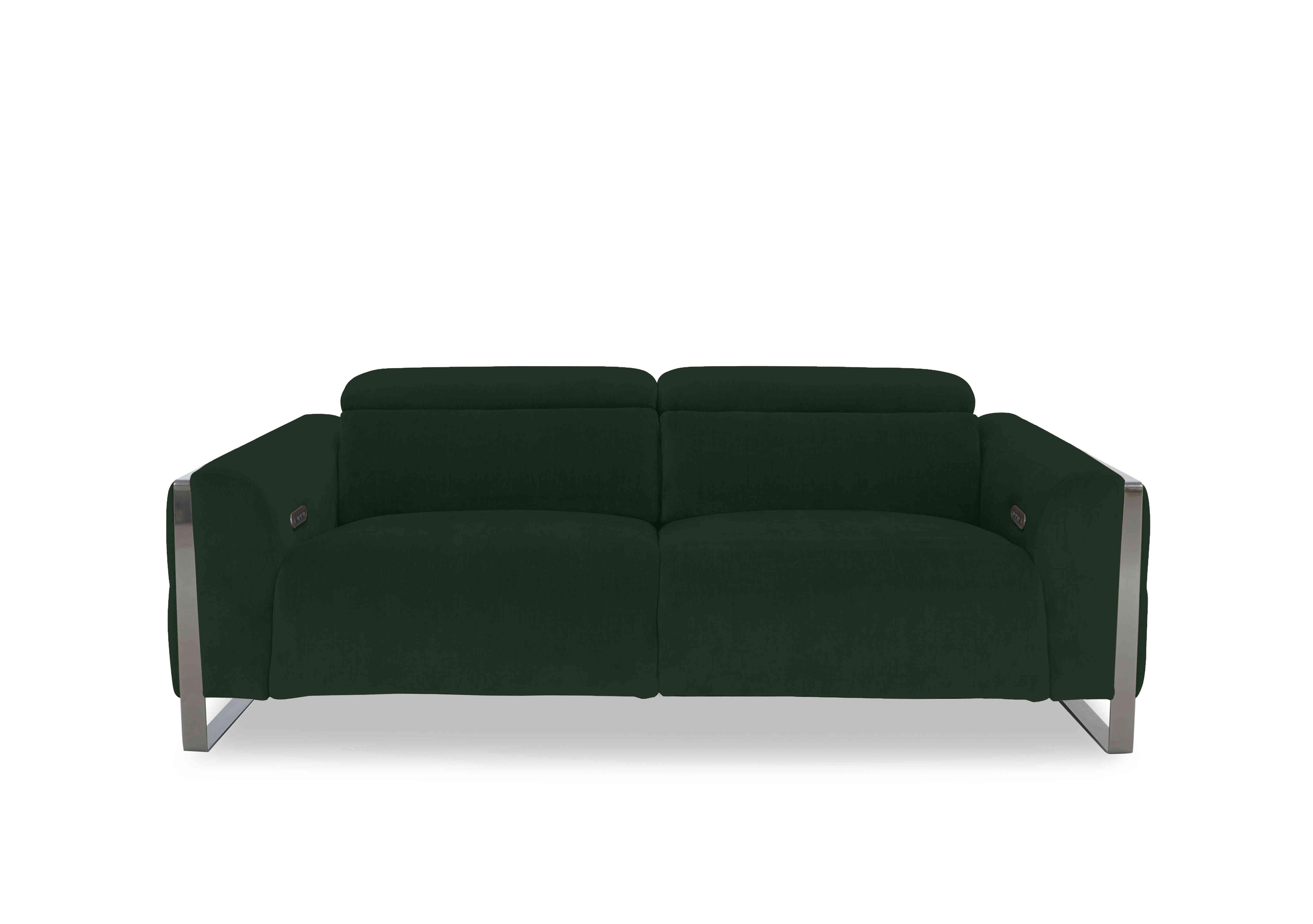 Gisella Fabric 3 Seater Sofa in Opulence Bottle Green 51011 on Furniture Village