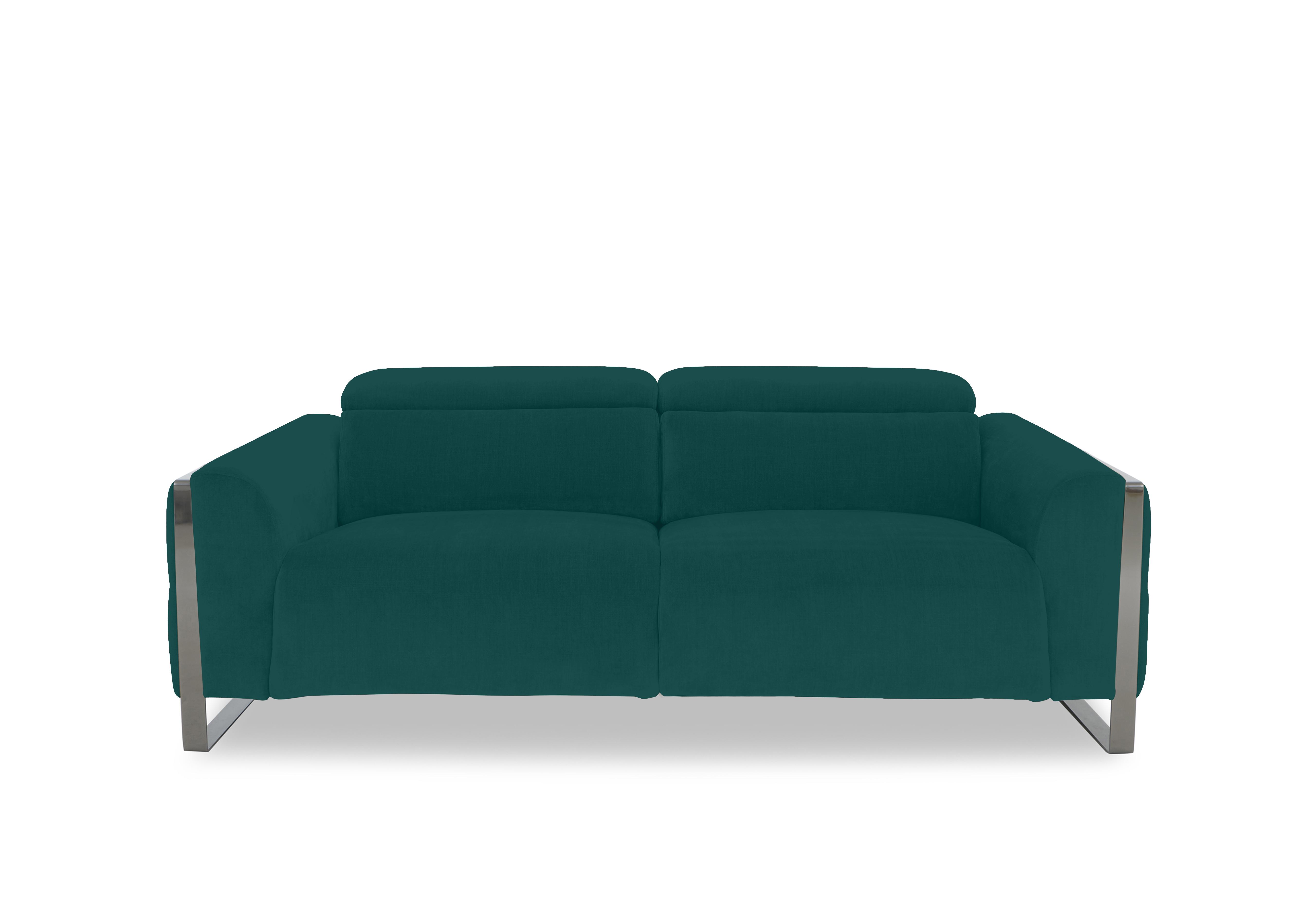 Gisella Fabric 3 Seater Sofa in Opulence Teal 51003 on Furniture Village