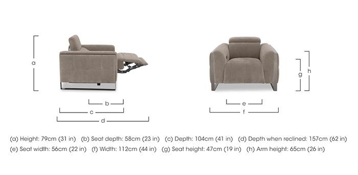 Gisella Fabric Chair in  on Furniture Village