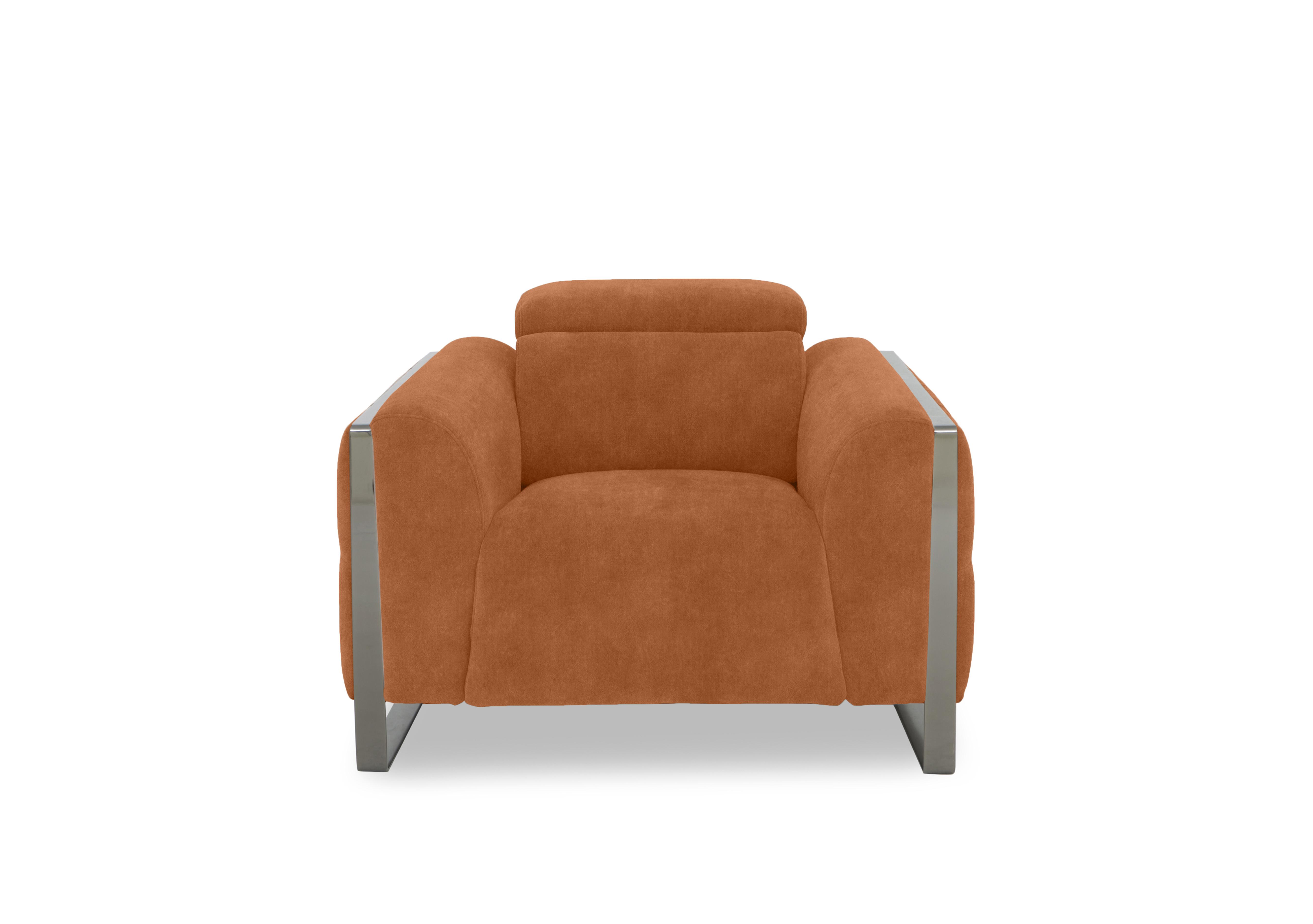 Gisella Fabric Chair in Dexter Pumpkin 43509 on Furniture Village