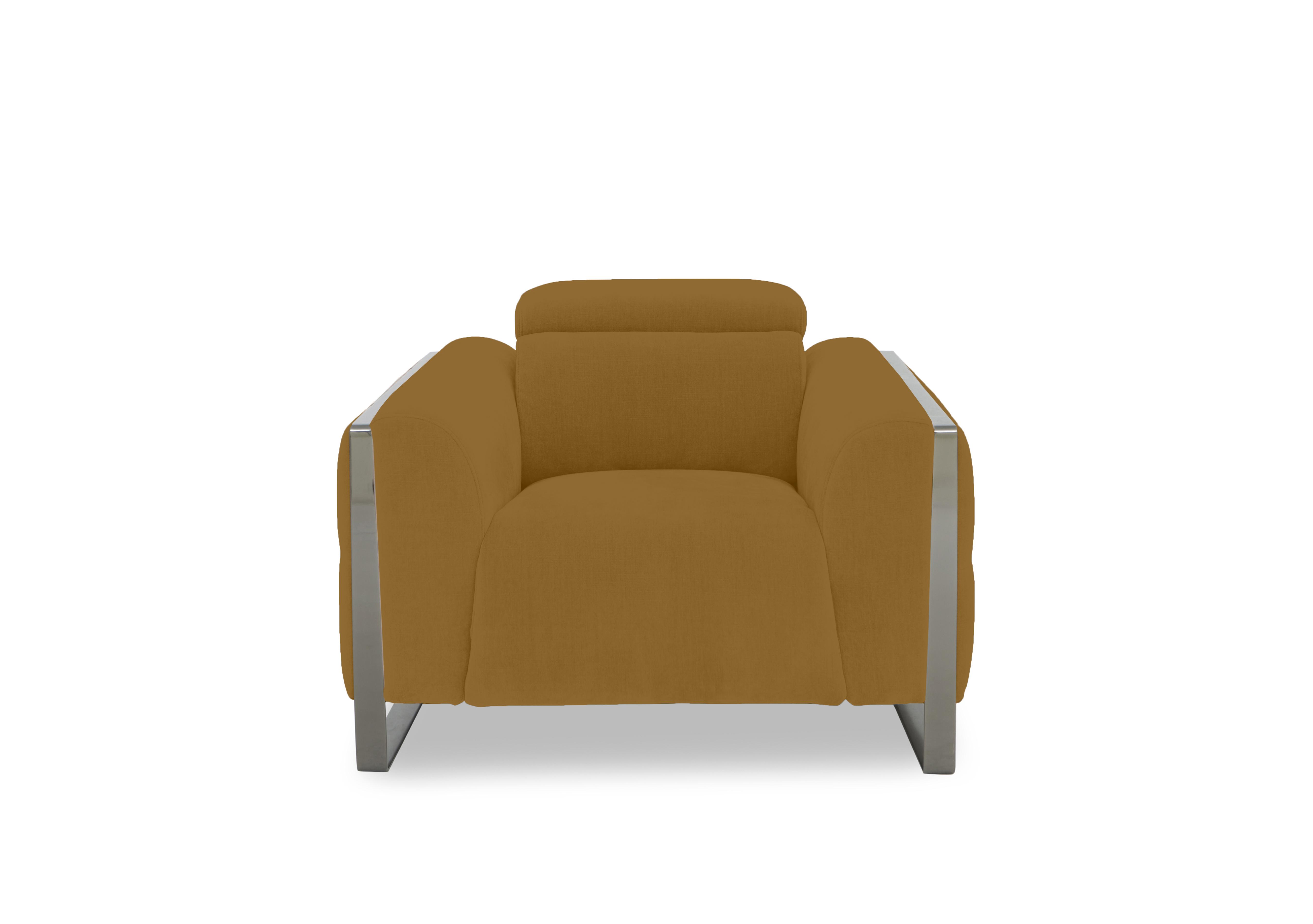 Gisella Fabric Chair in Opulence Saffron 51009 on Furniture Village