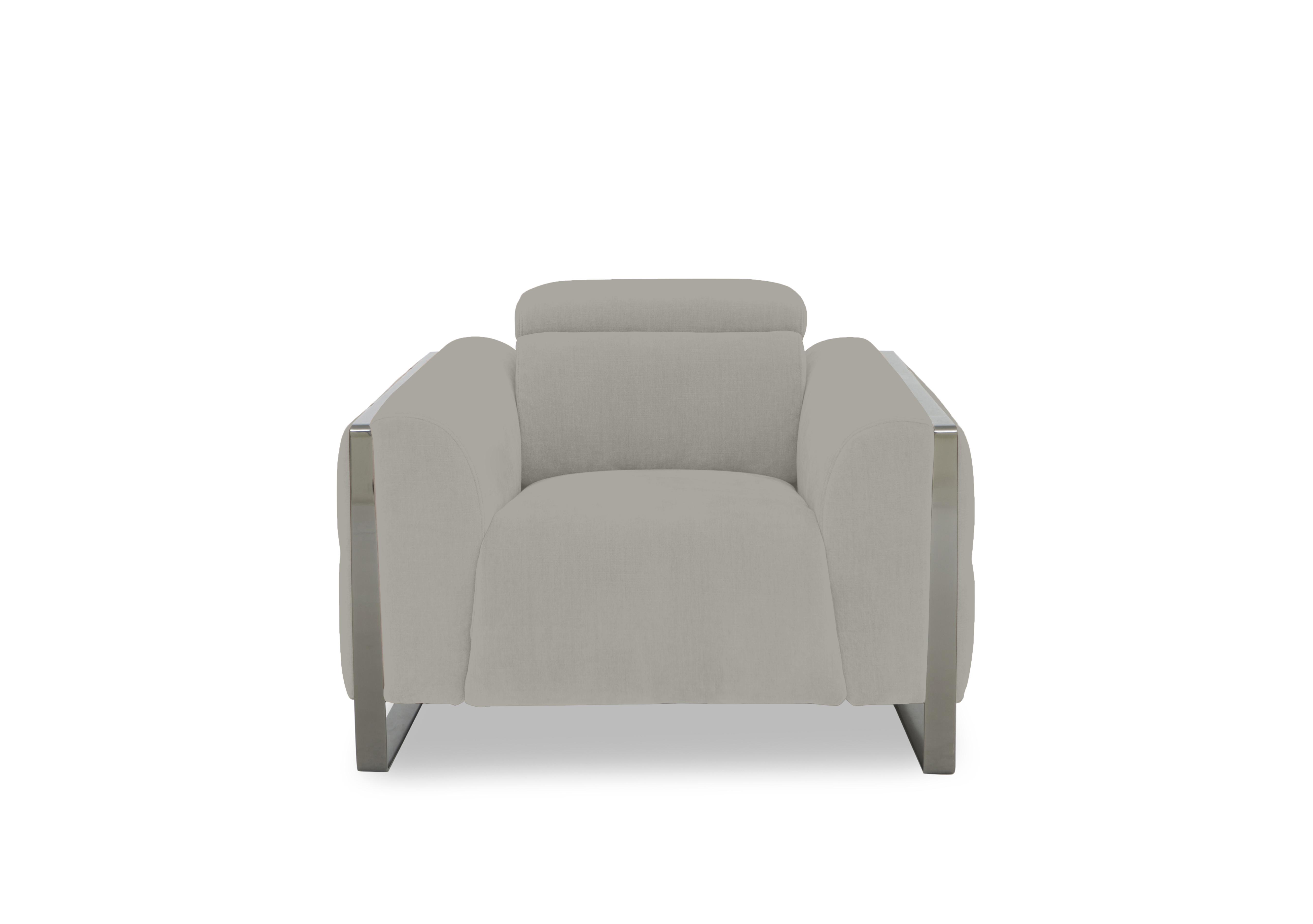 Gisella Fabric Chair in Opulence Silver 51007 on Furniture Village