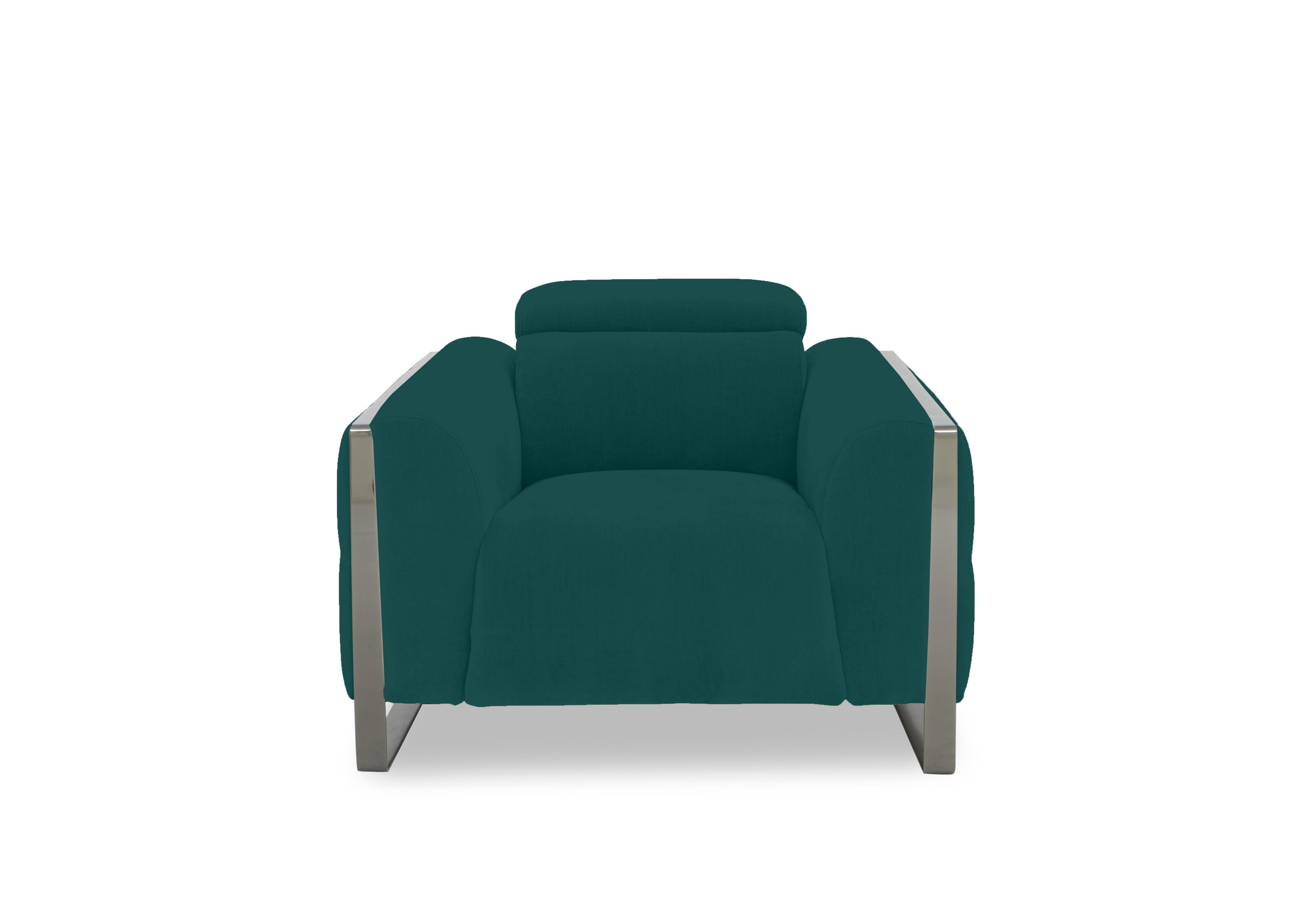 Gisella Fabric Chair in Opulence Teal 51003 on Furniture Village